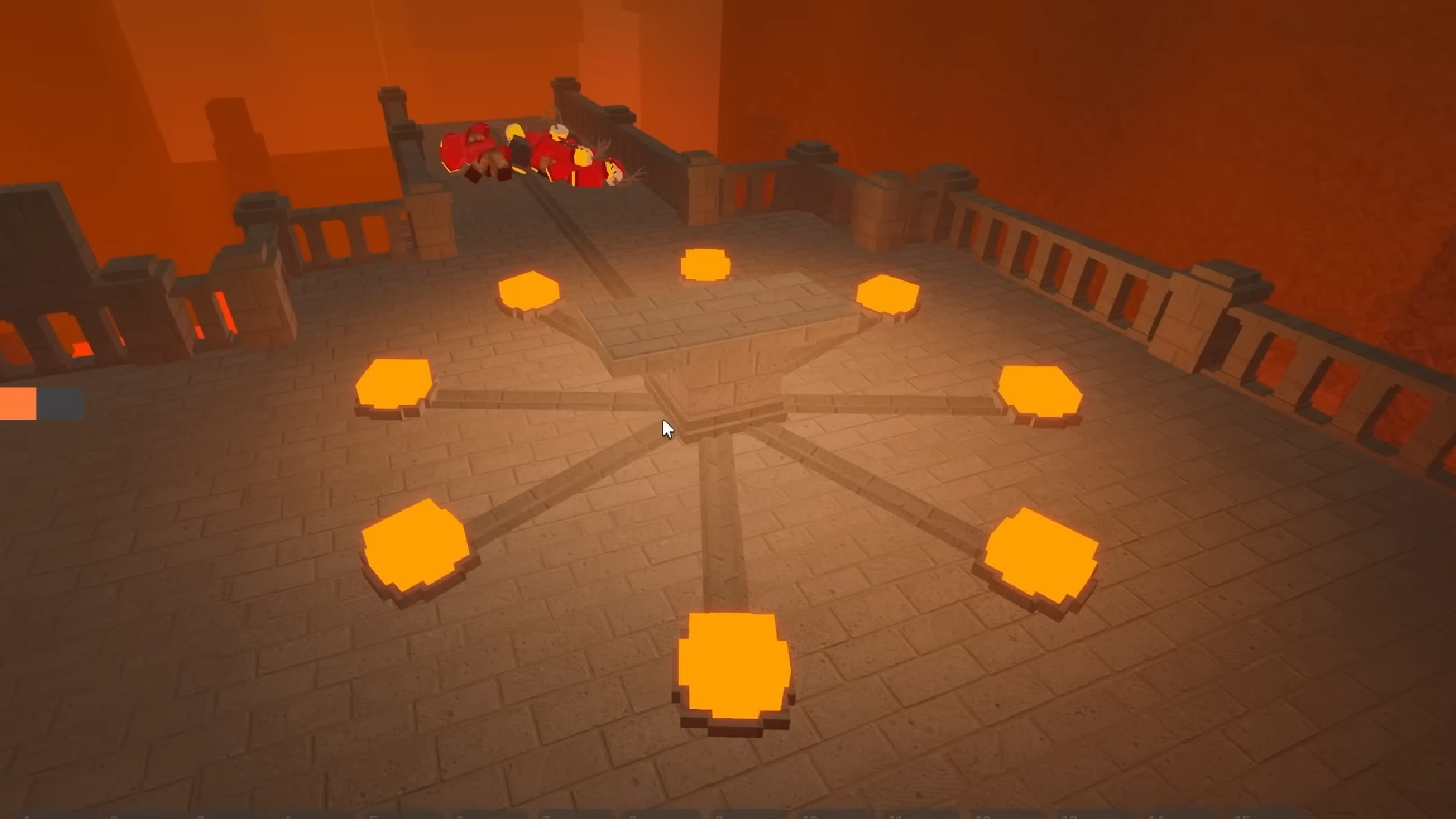 Complete the Volcano Ritual to get the weapon (Image via Roblox Corporation)