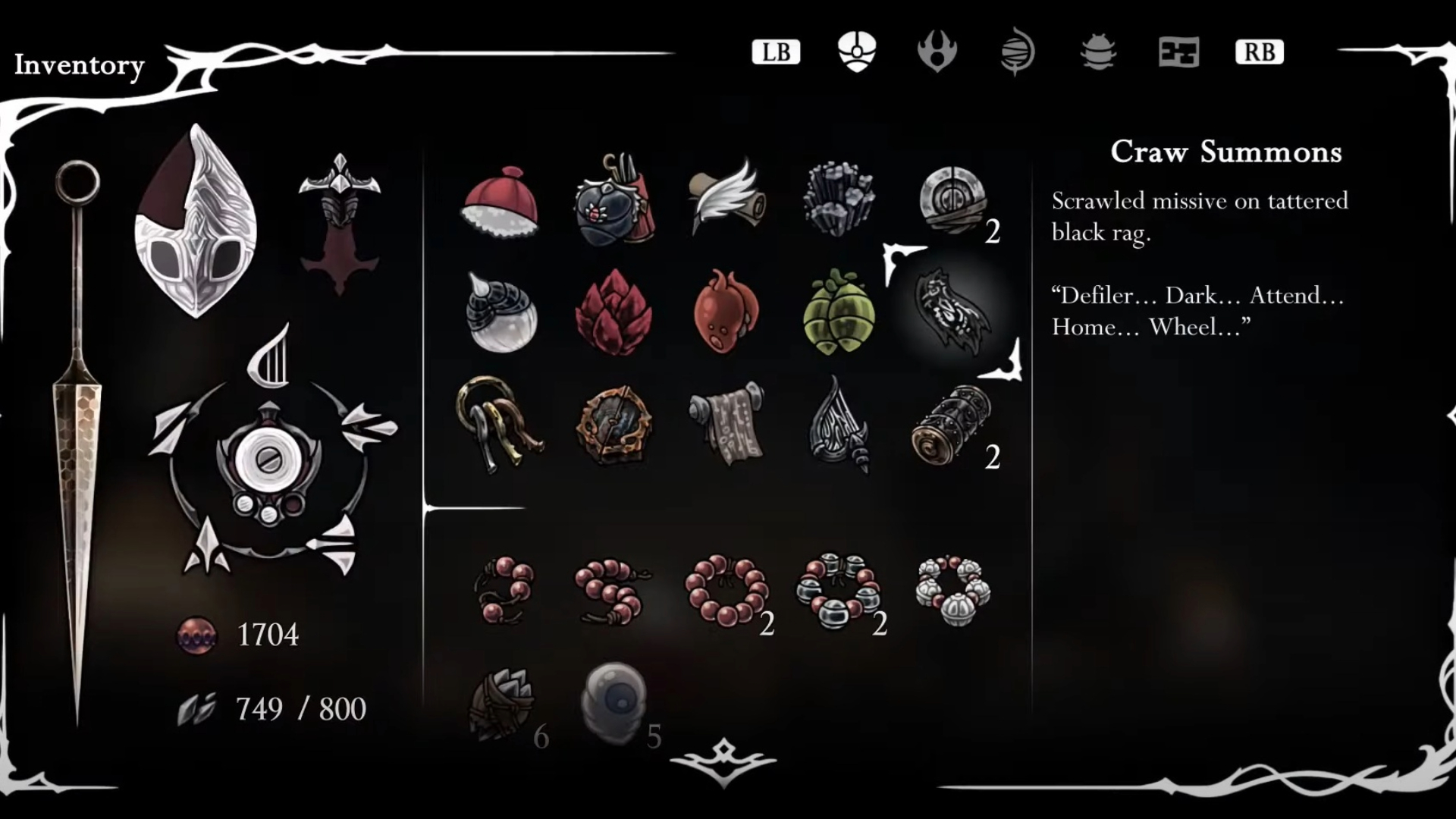 Craw Summons item is actually a key