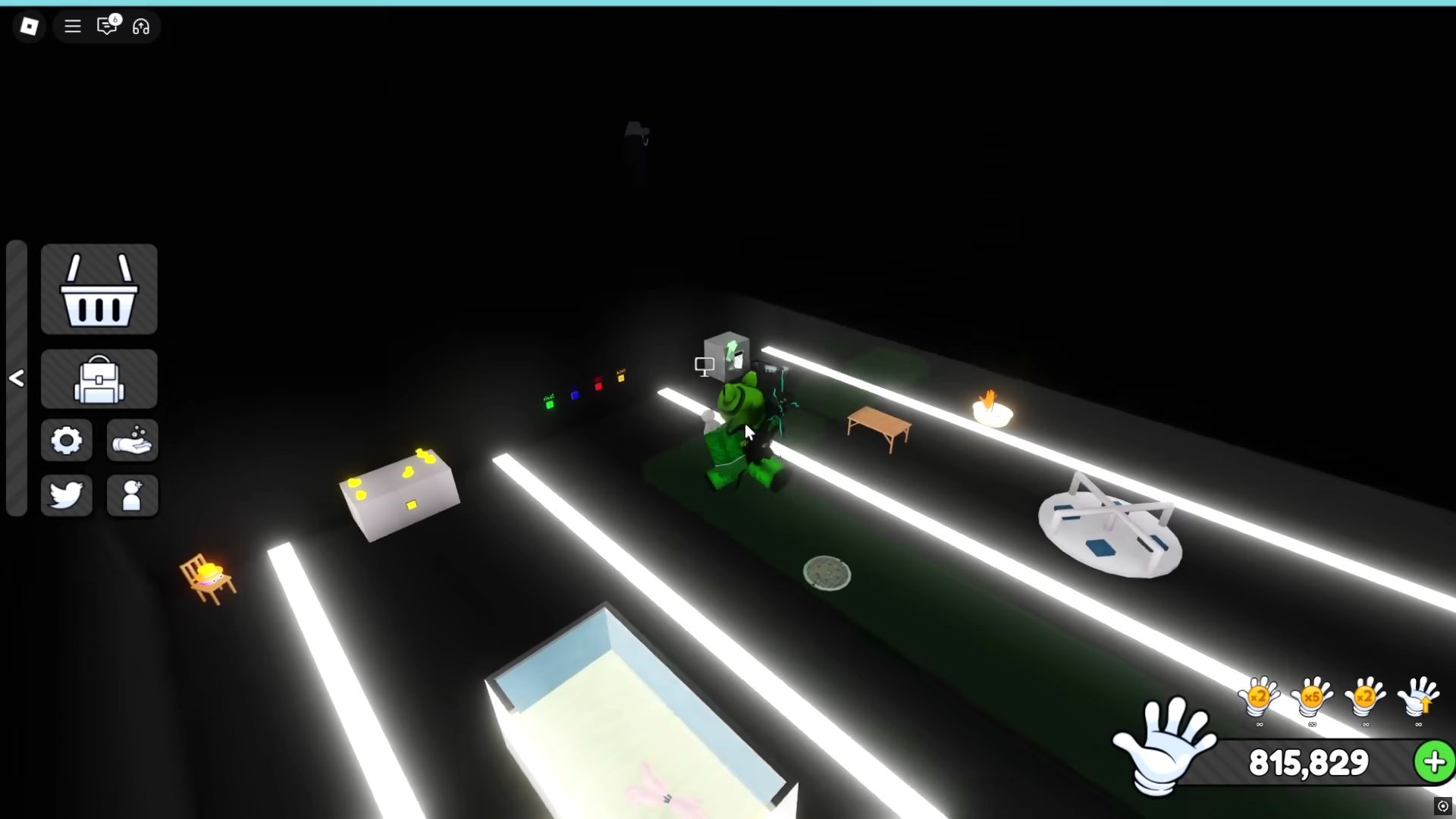 Dark room (Image via Roblox Corporation)