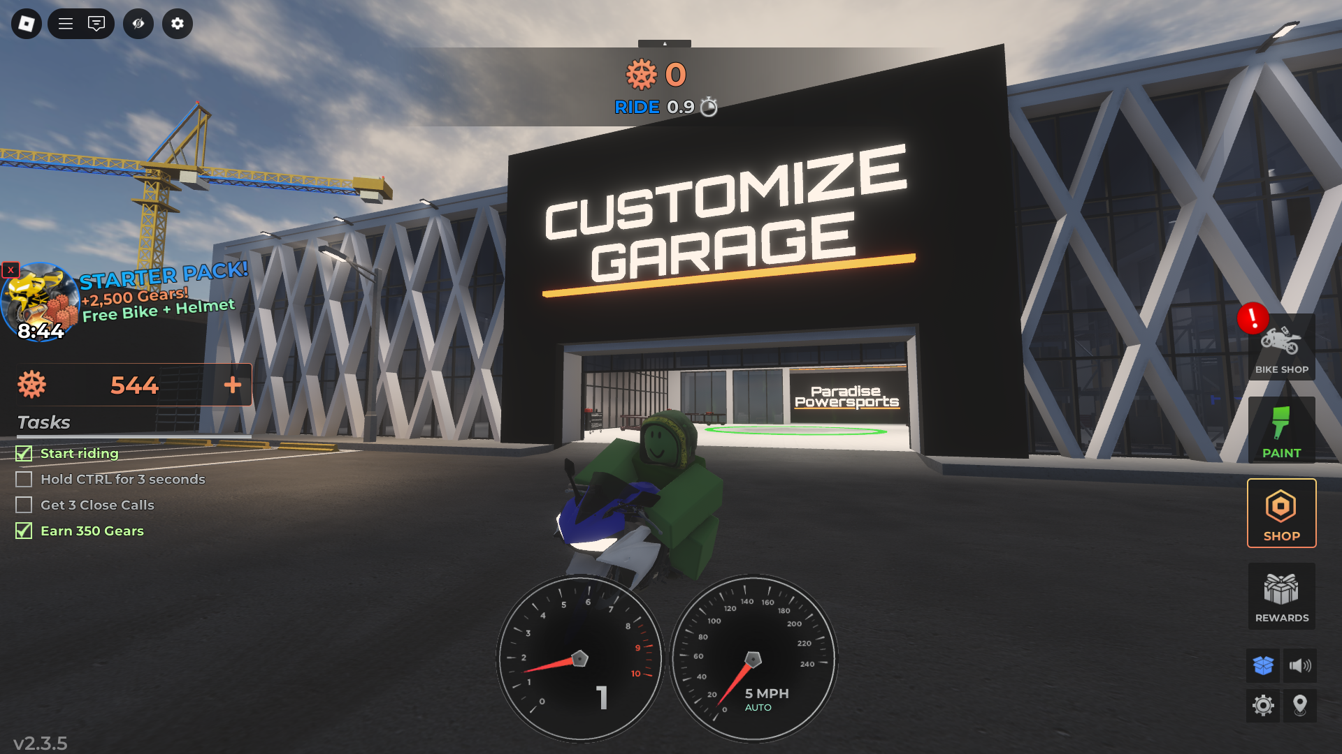 Motorcycle Mayhem (Image via Roblox Corporation)