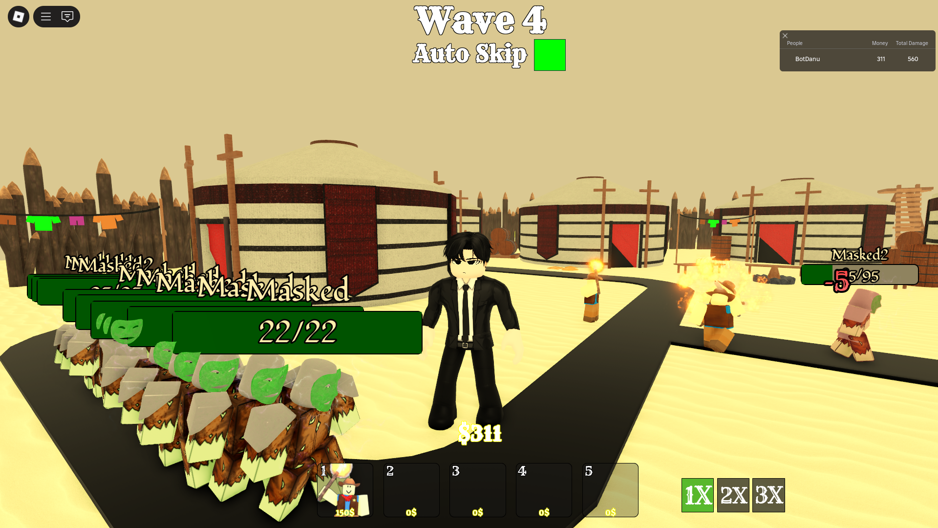 Wild Rails Tower Defense (Image via Roblox Corporation)