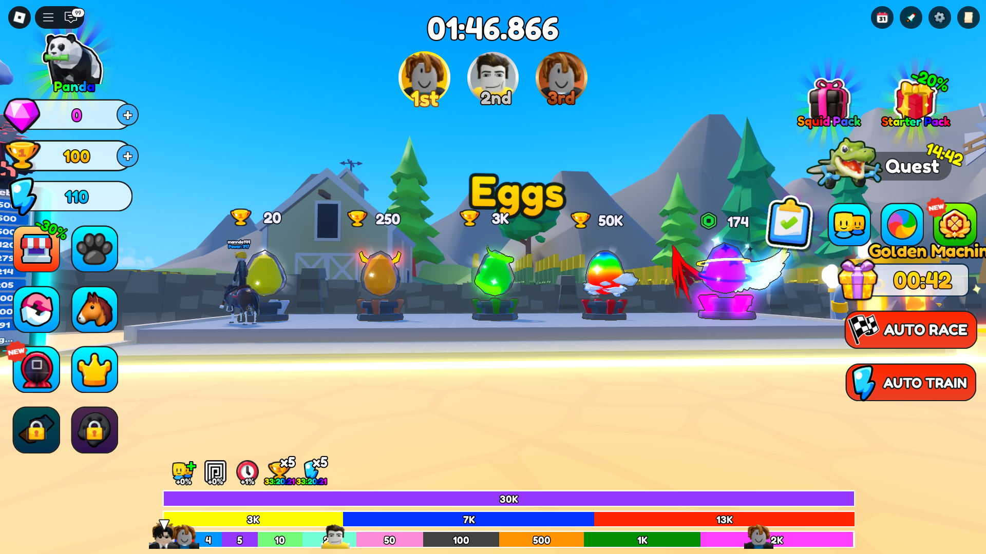 Buying eggs for pets (Image via Roblox Corporation)