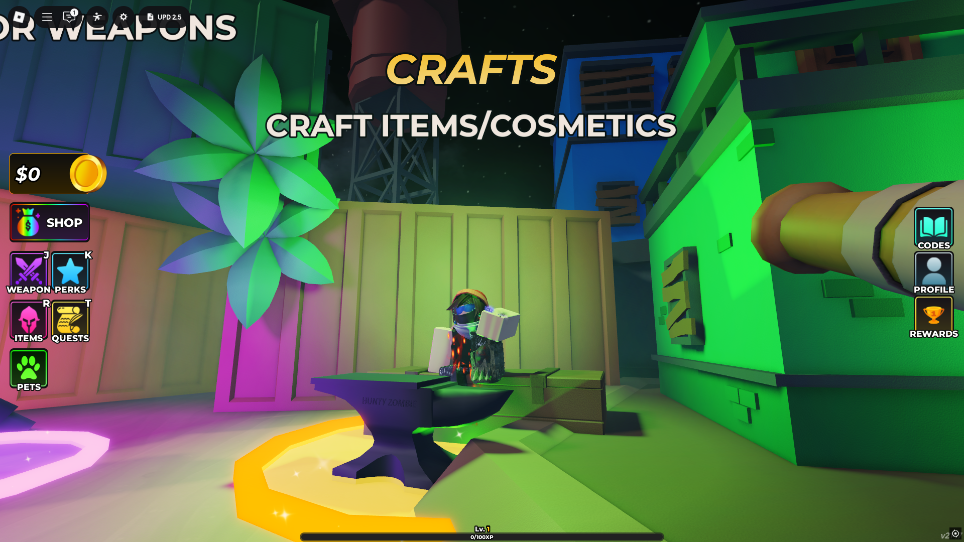 Crafts NPC (Image via Roblox Corporation)