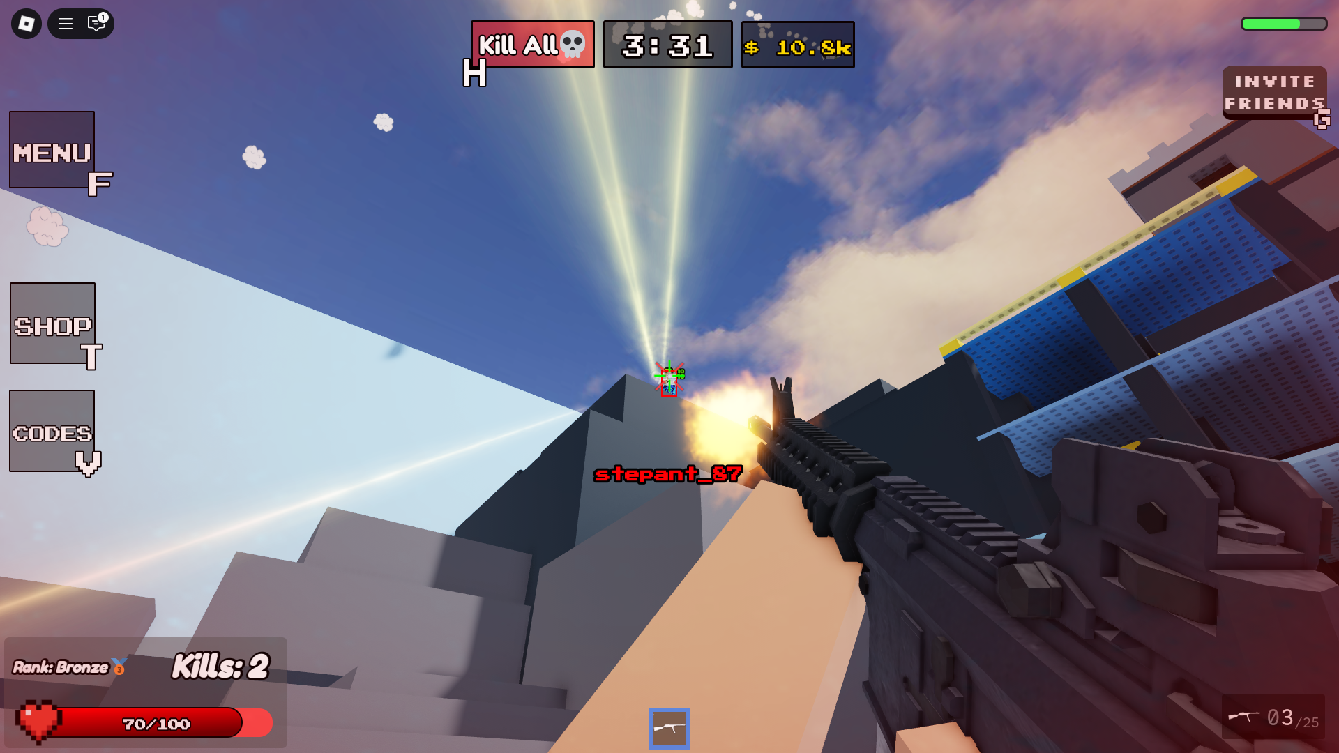 Aimbot FFA (Image via Roblox Corporation)