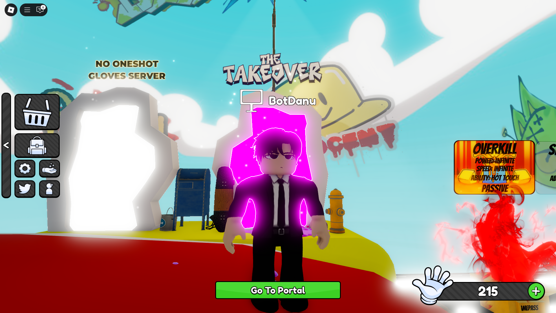 The Takeover Slap Battles (Image via Roblox Corporation)