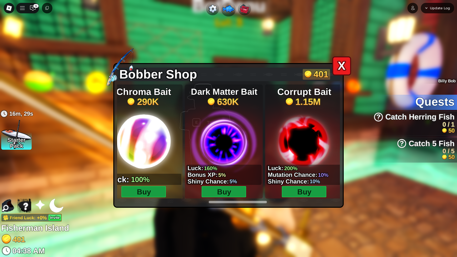 All Bobbers in Fish it (Image via Roblox Corporation)