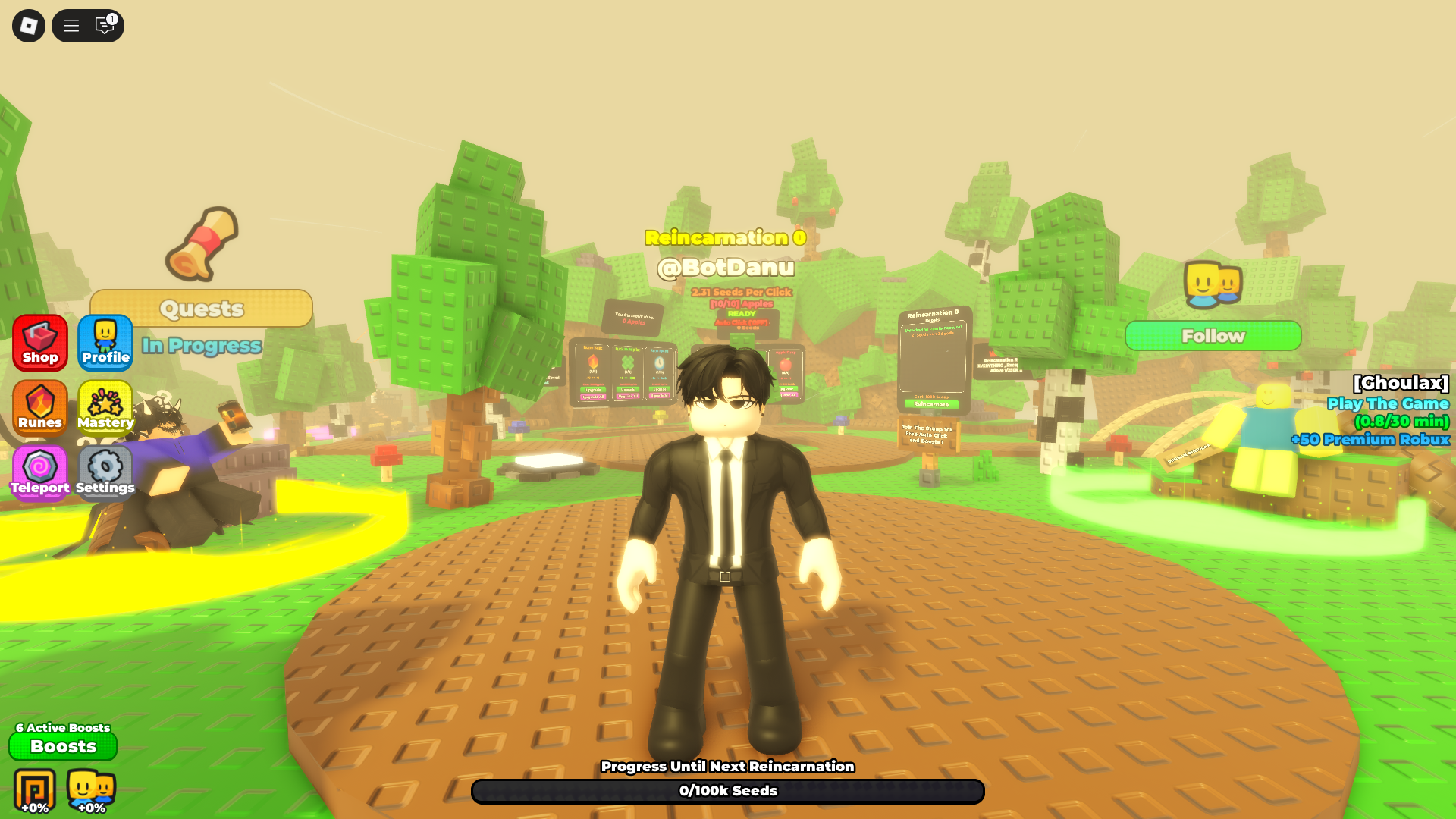 Garden Incremental (Image via Roblox Corporation)
