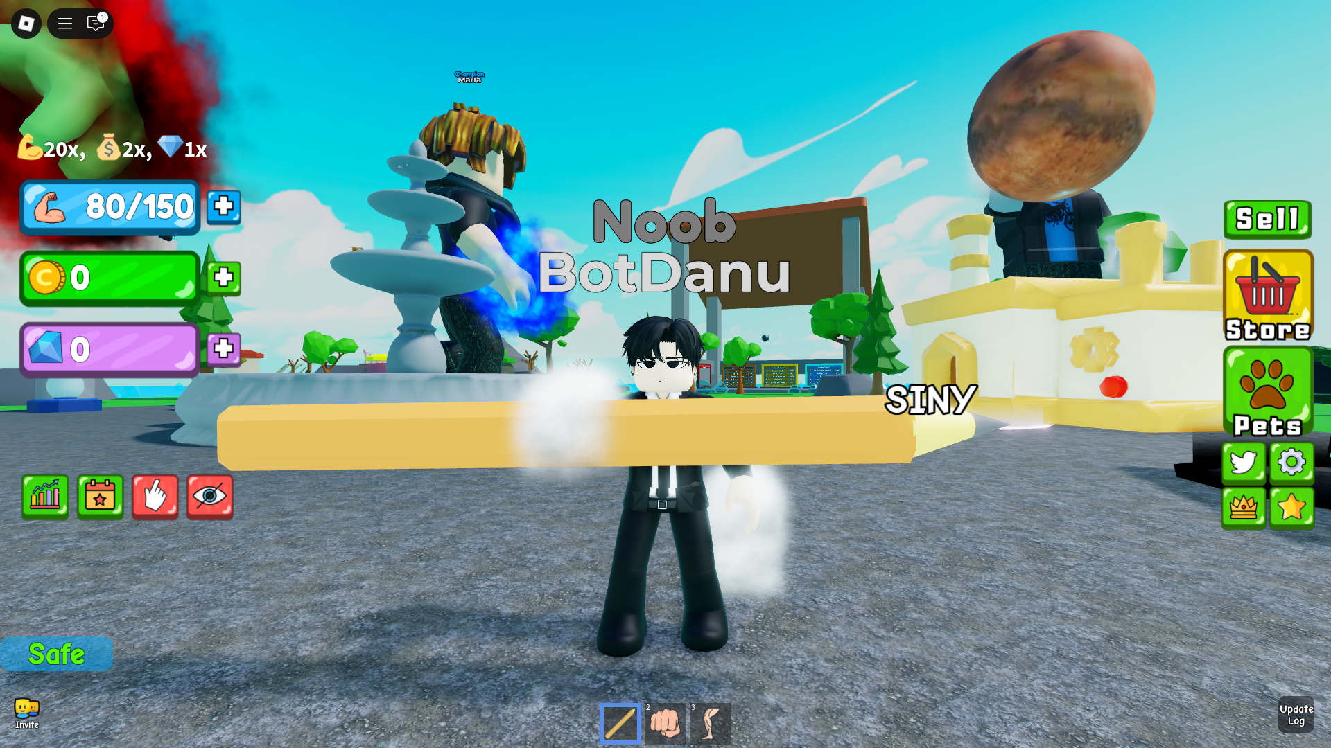 Epic Lifting Simulator (Image via Roblox Corporation)
