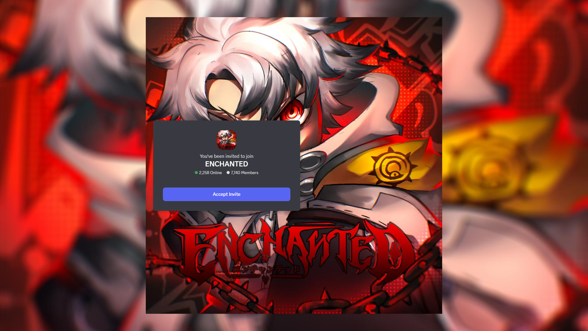 Enchanted Discord Server Invite (Image via Discord)