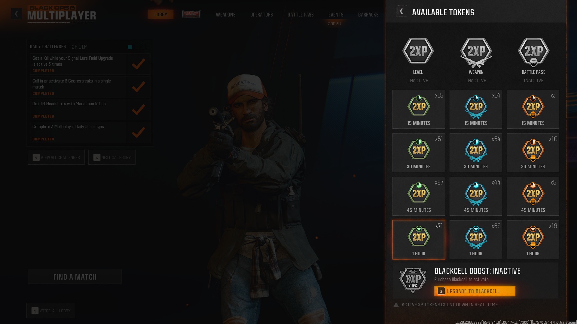 Double XP Tokens in Black Ops 6 and Warzone