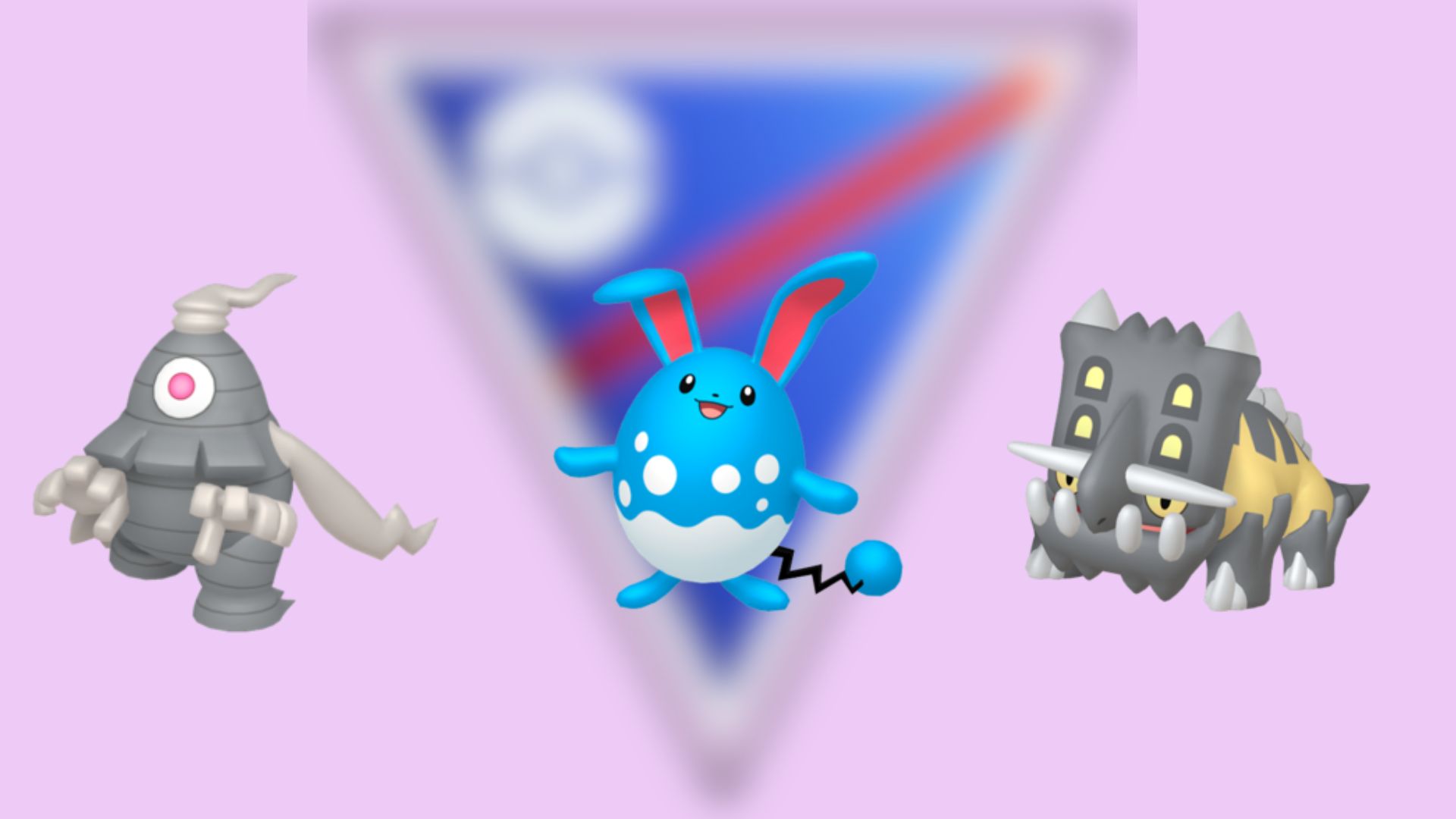 Dusclops, Azumarill, and Bastiodon (Image via TPC)