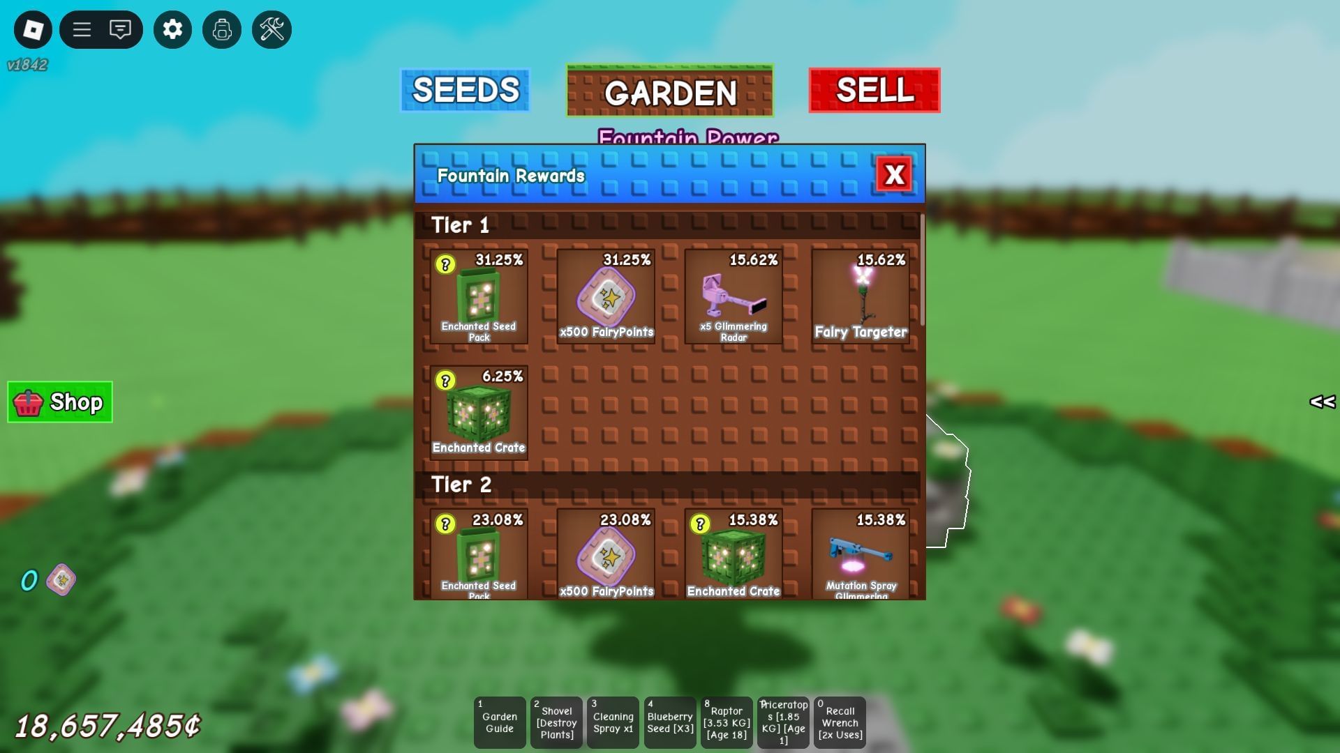 Enchanted Seed Packs can give you a Wispwing