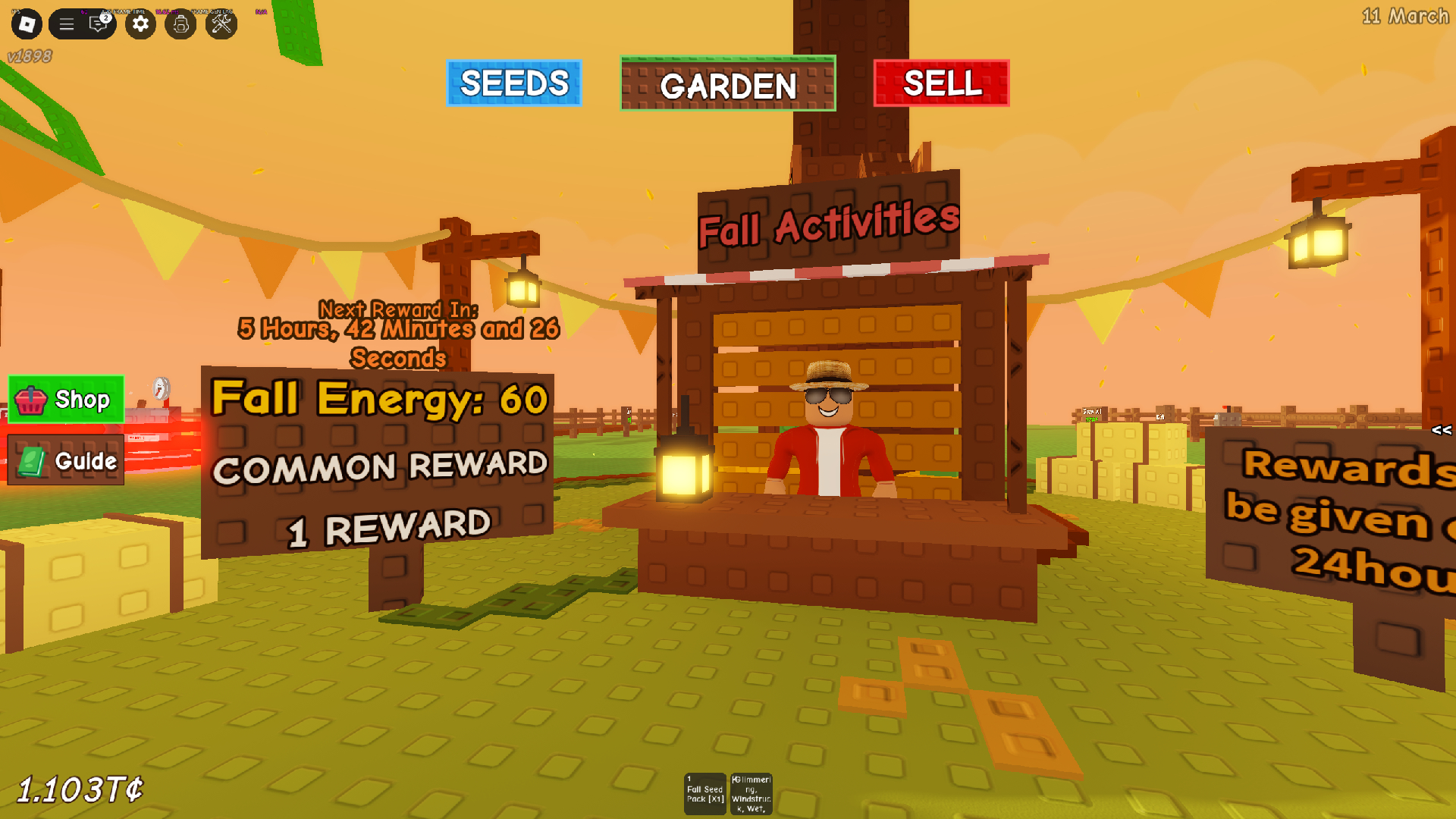 Fall Activities NPC (Image via Roblox Corporation)