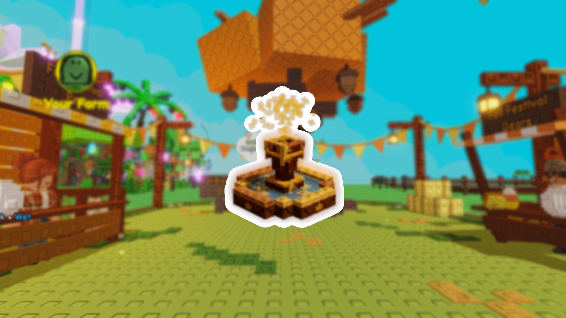 Fall Fountain (Image via Roblox Corporation)
