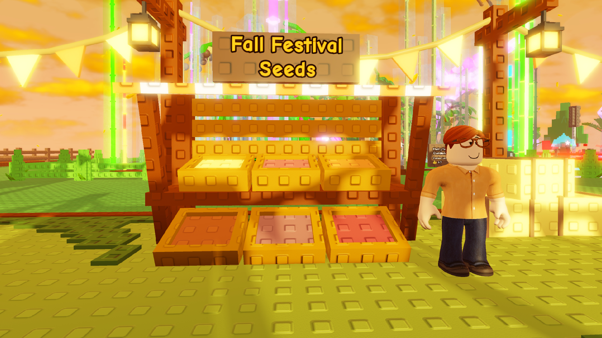 Fall Market Seed Shop guide (Image via Roblox Corporation)