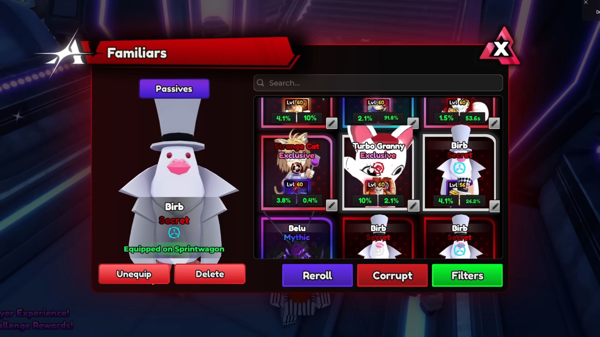 Familiars in Anime Vanguards (Image via Roblox Corporation)