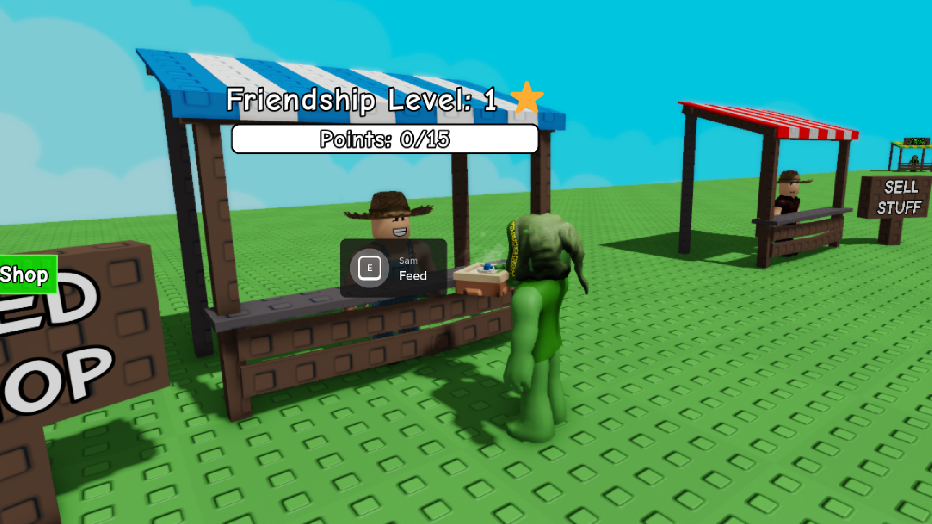 Feed Sam (Image via Roblox Corporation)