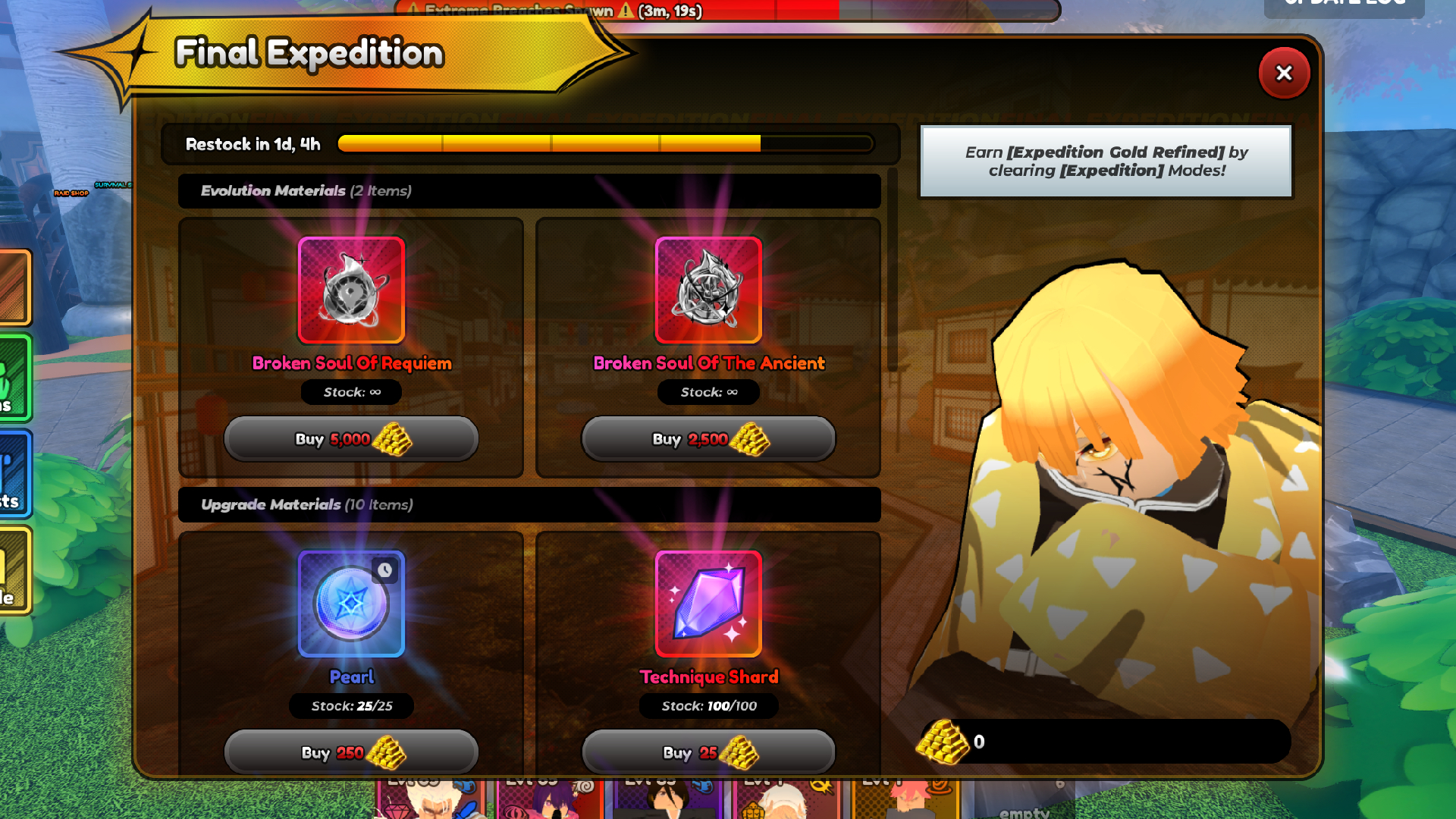 Final Expedition Shop (Image via Roblox Corporation)