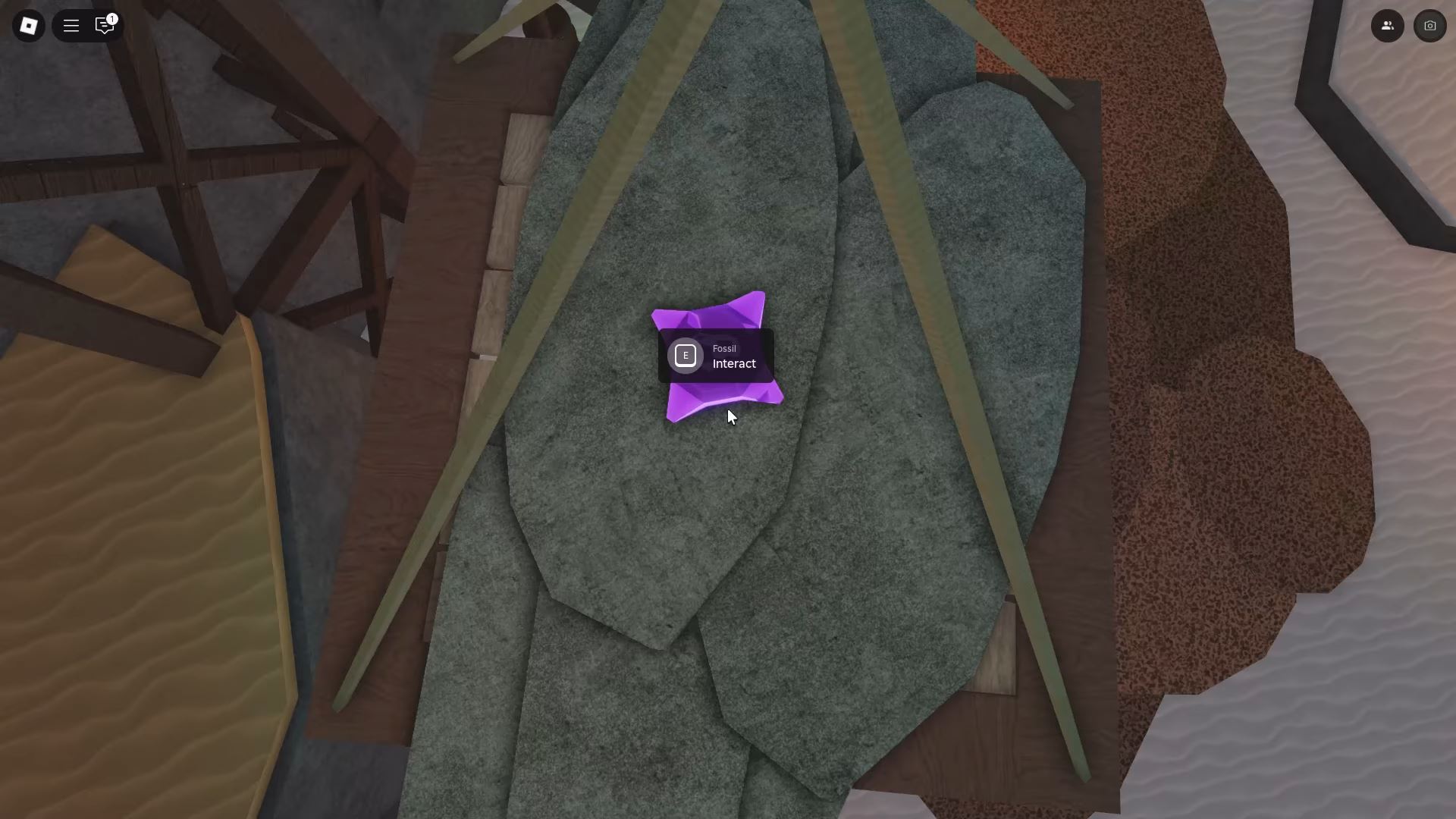 Fossil Keystone (Image via Roblox Corporation)