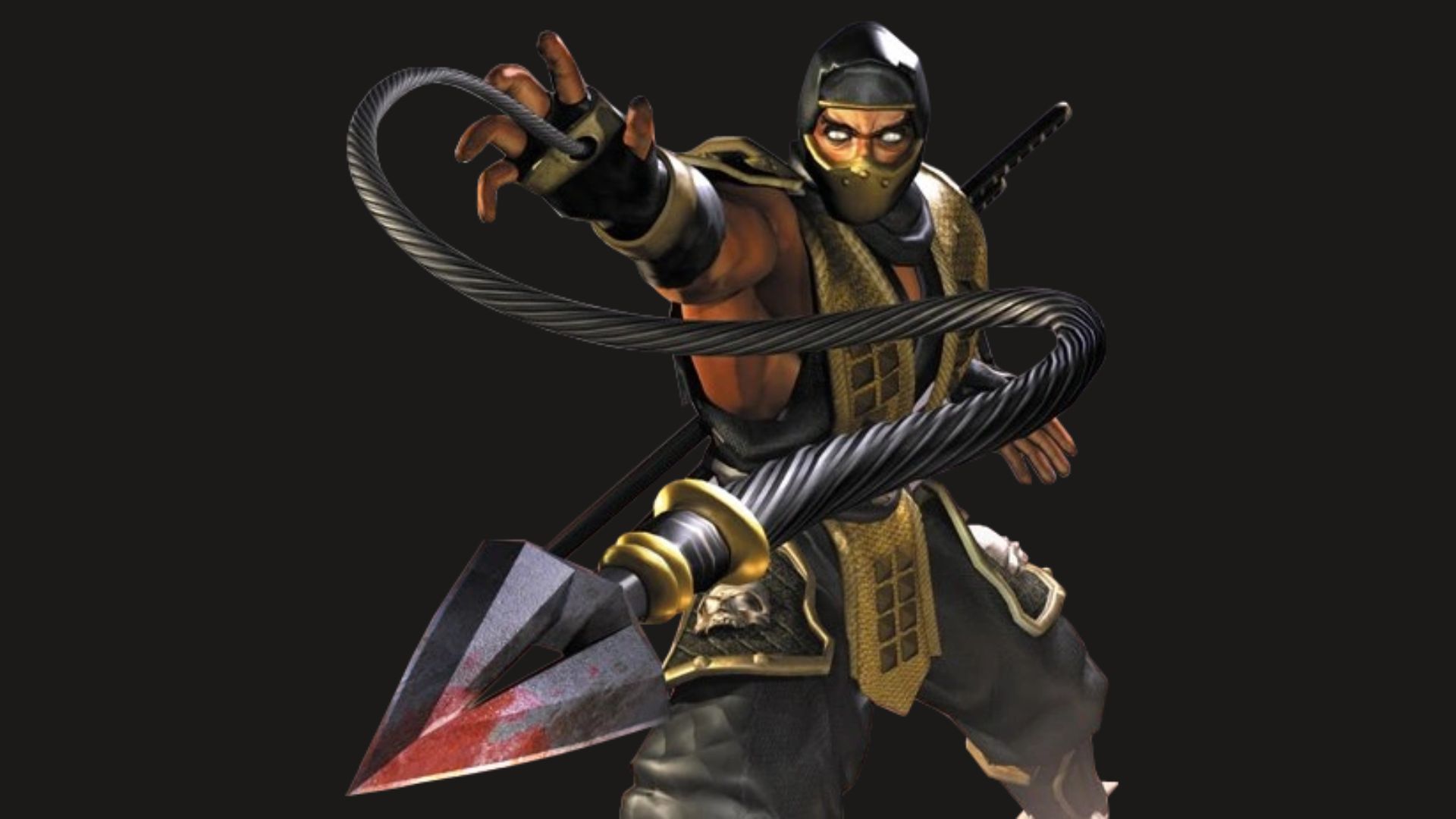 Scorpion in Mortal Kombat Deadly Alliance (Image via Midway Games and Netherrealm Studios)