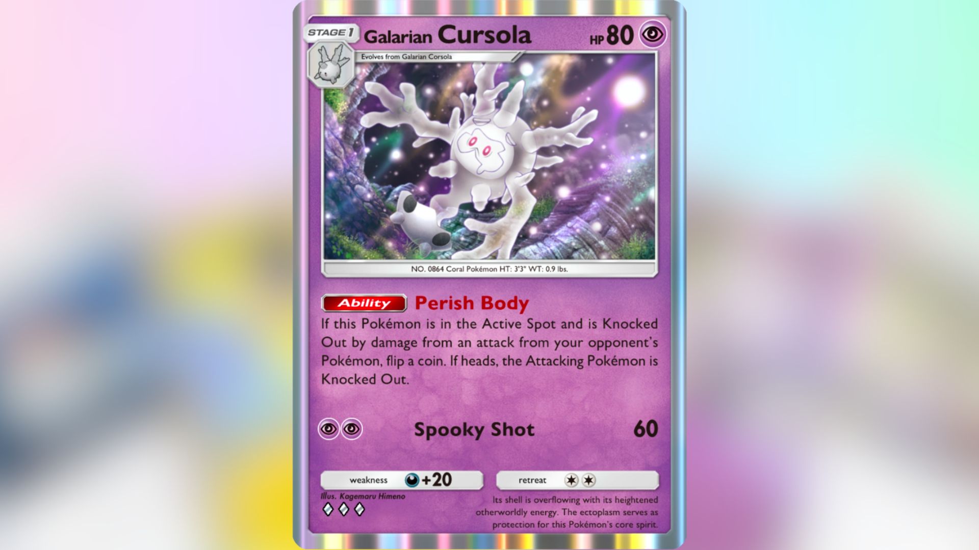 Galarian Cursola in TCG Pocket (Image via TPC)