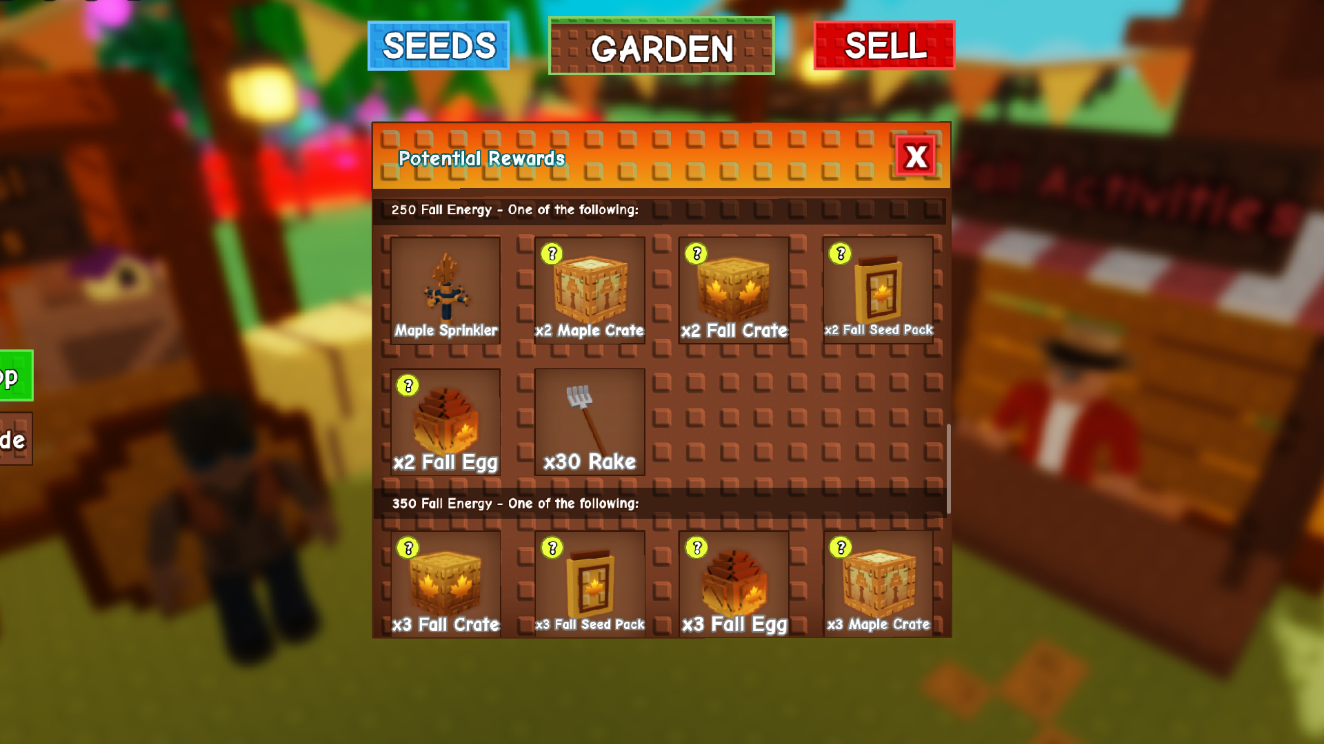 Get it from the Fall Activity Rewards (Image via Roblox Corporation)