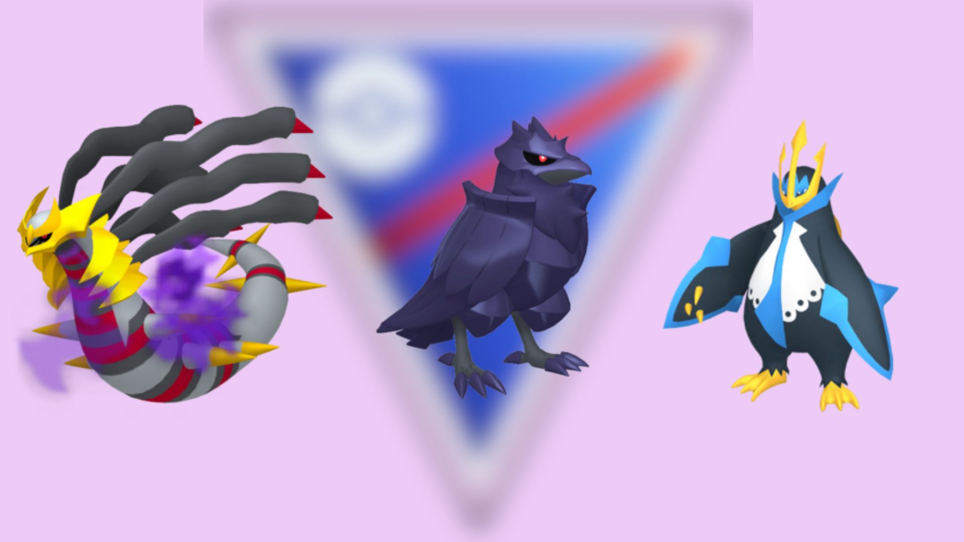 Giratina Altered (Shadow), Corviknight, and Empoleon (Image via TPC)