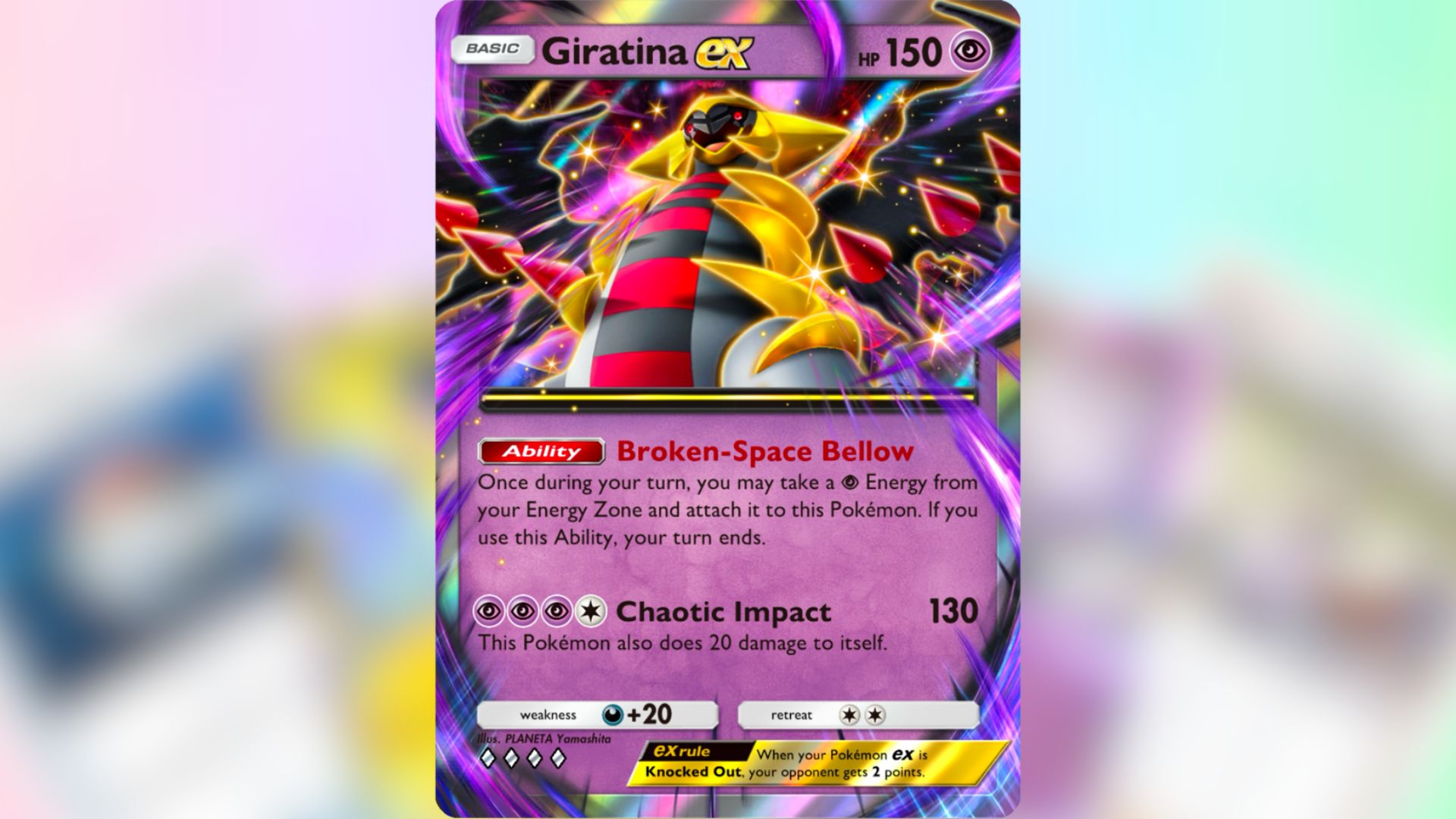 Giratina ex (Image via TPC)