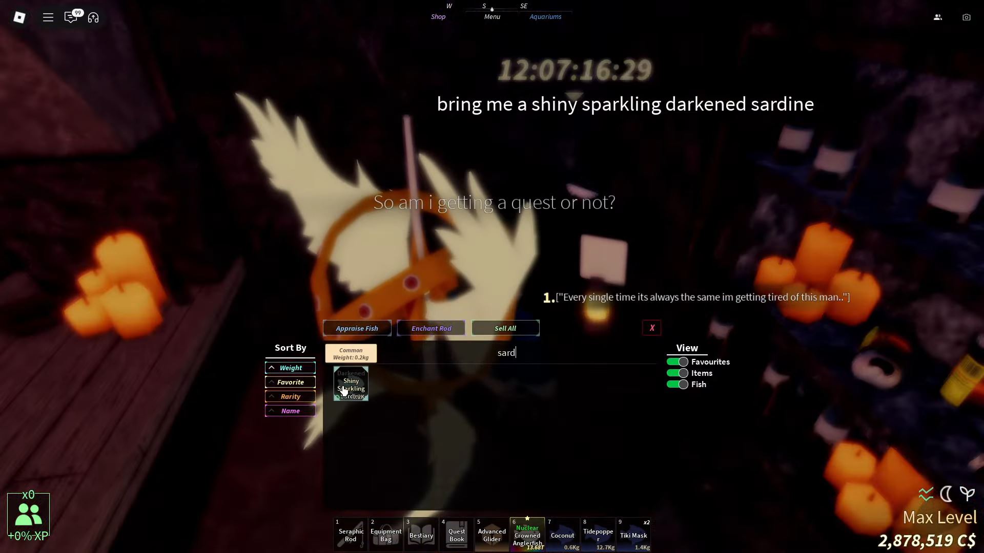 Goth NPC quest 1 (Image via Roblox Corporation)