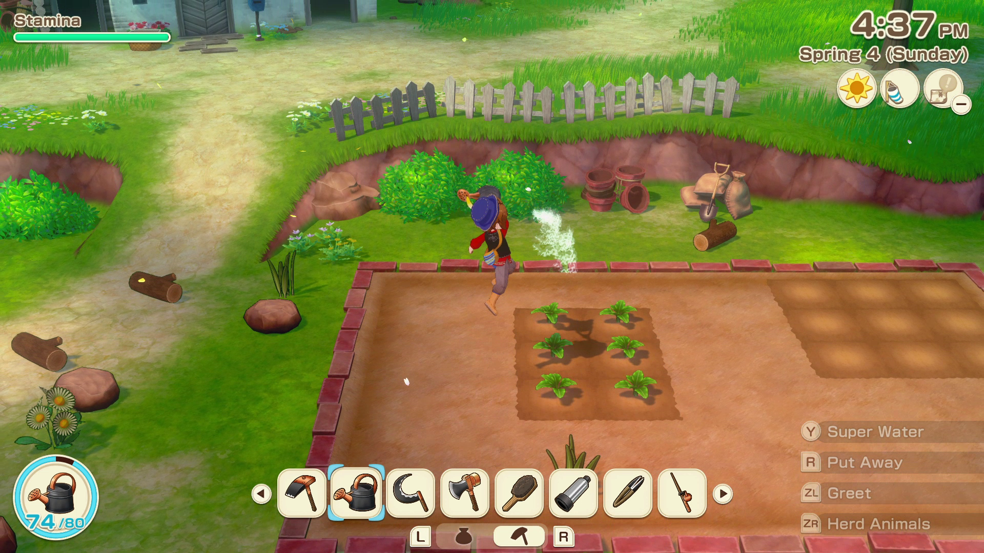 Double Jump is crucial in Story of Seasons Grand Bazaar (Image via XSEED Games)