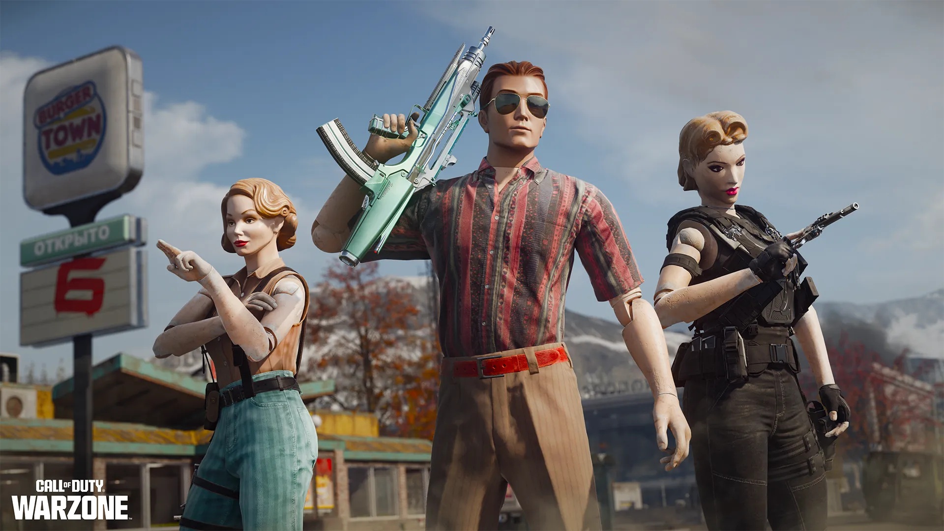 Three Operators in the Nuketown Block Party event in Black Ops 6 and Warzone