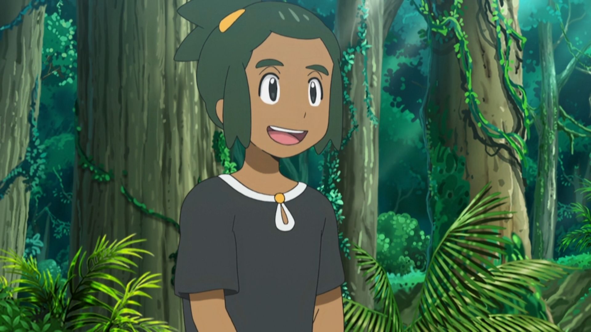 Hau in the anime (Image via TPC)