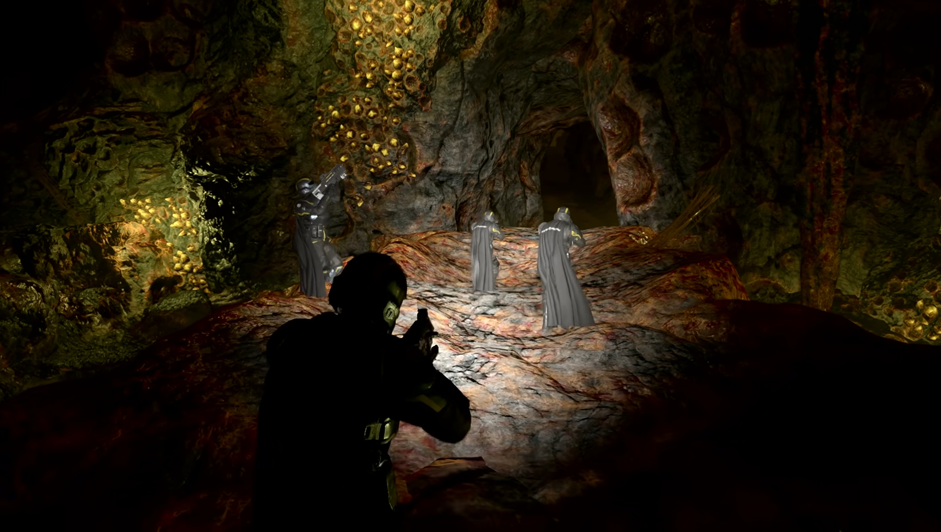 Stick to the caves and avoid the Hive Lord