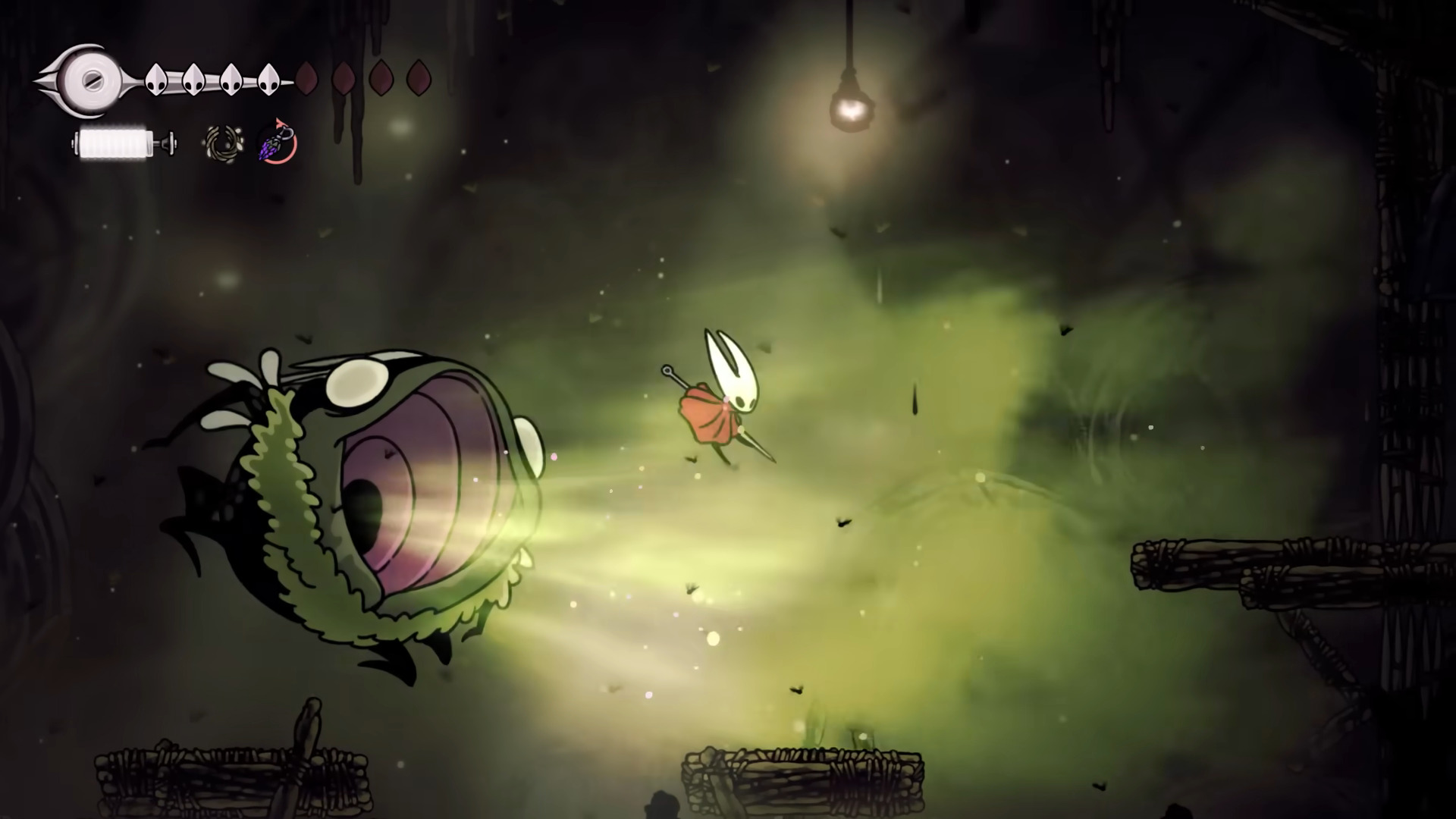 Silksong is filled with dangerous enemies and obstacles (Image via Team Cherry)