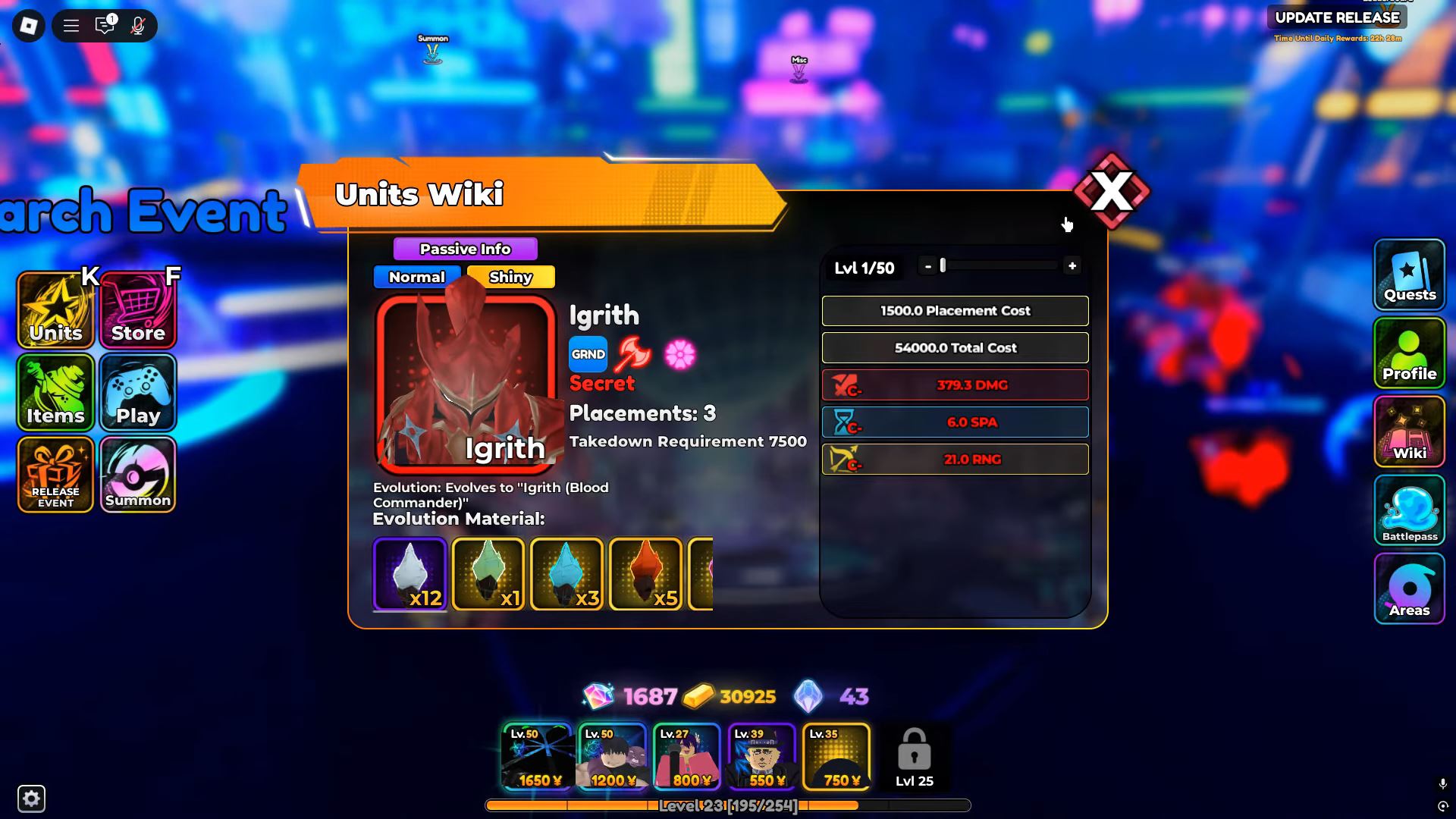 Igrith in Anime Crusaders (Image via Roblox Corporation)
