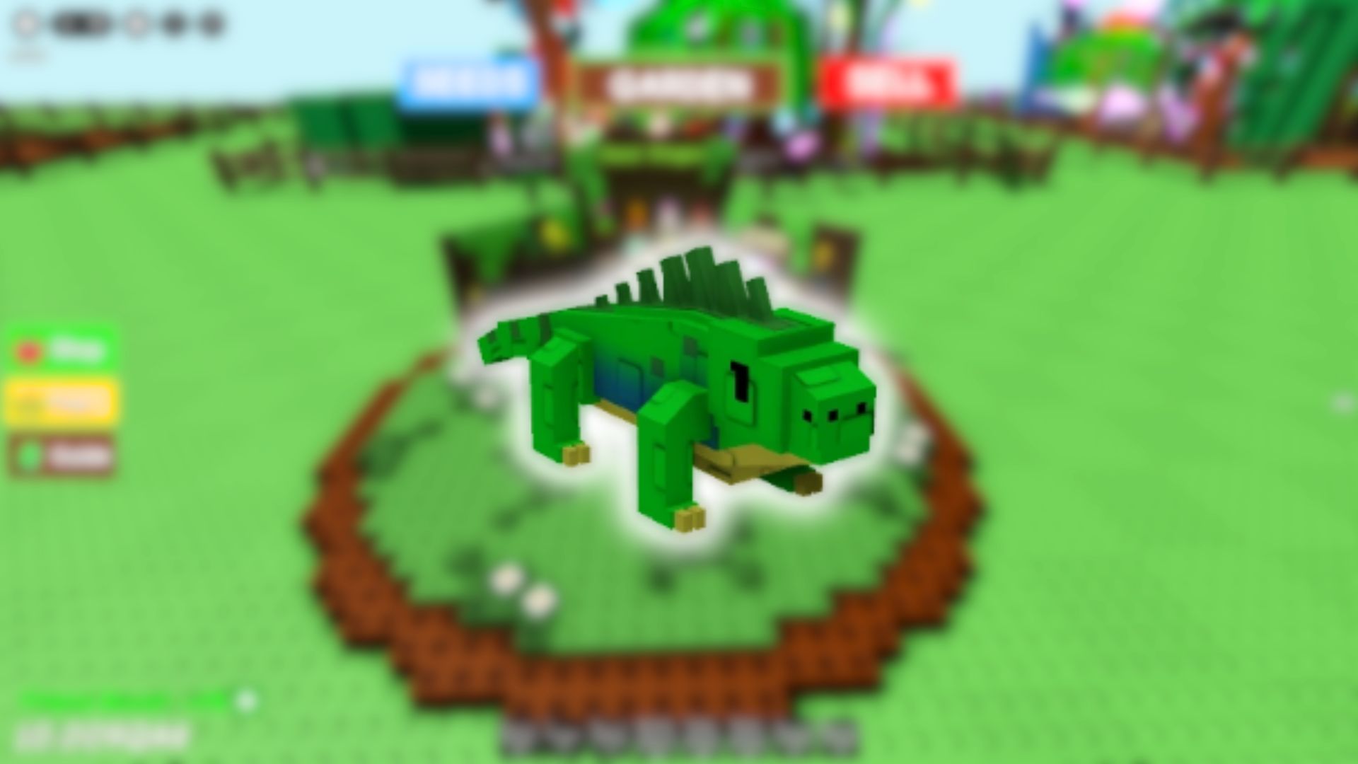 Iguana Pet In Grow a Garden (Image via Roblox Corporation)