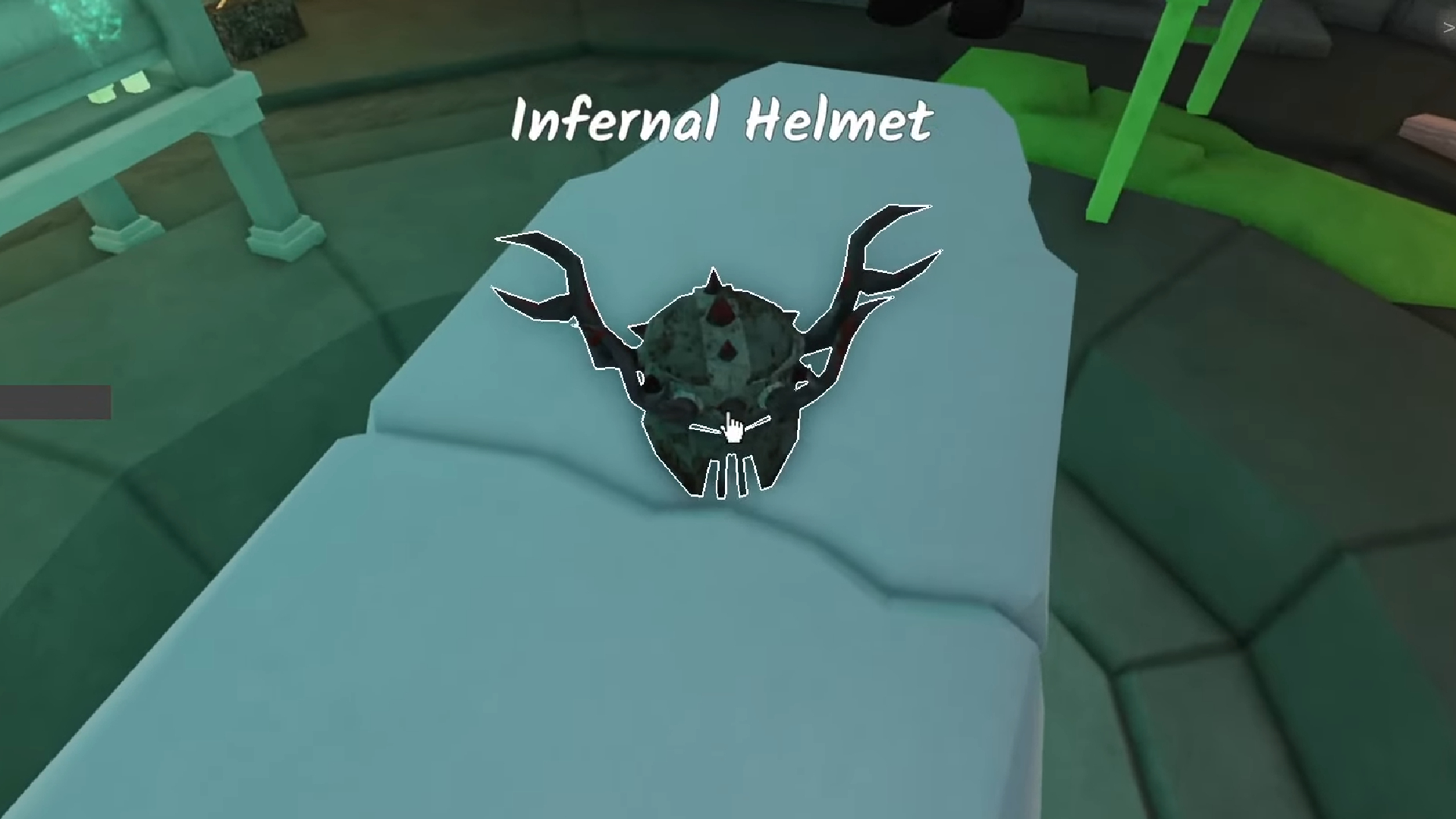 Infernal Helmet (Image via Roblox Corporation)
