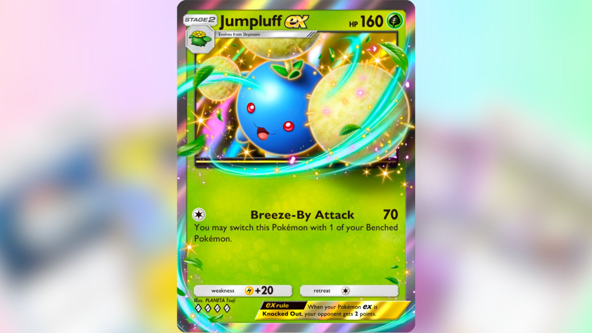 Jumpluff ex (Image via TPC)