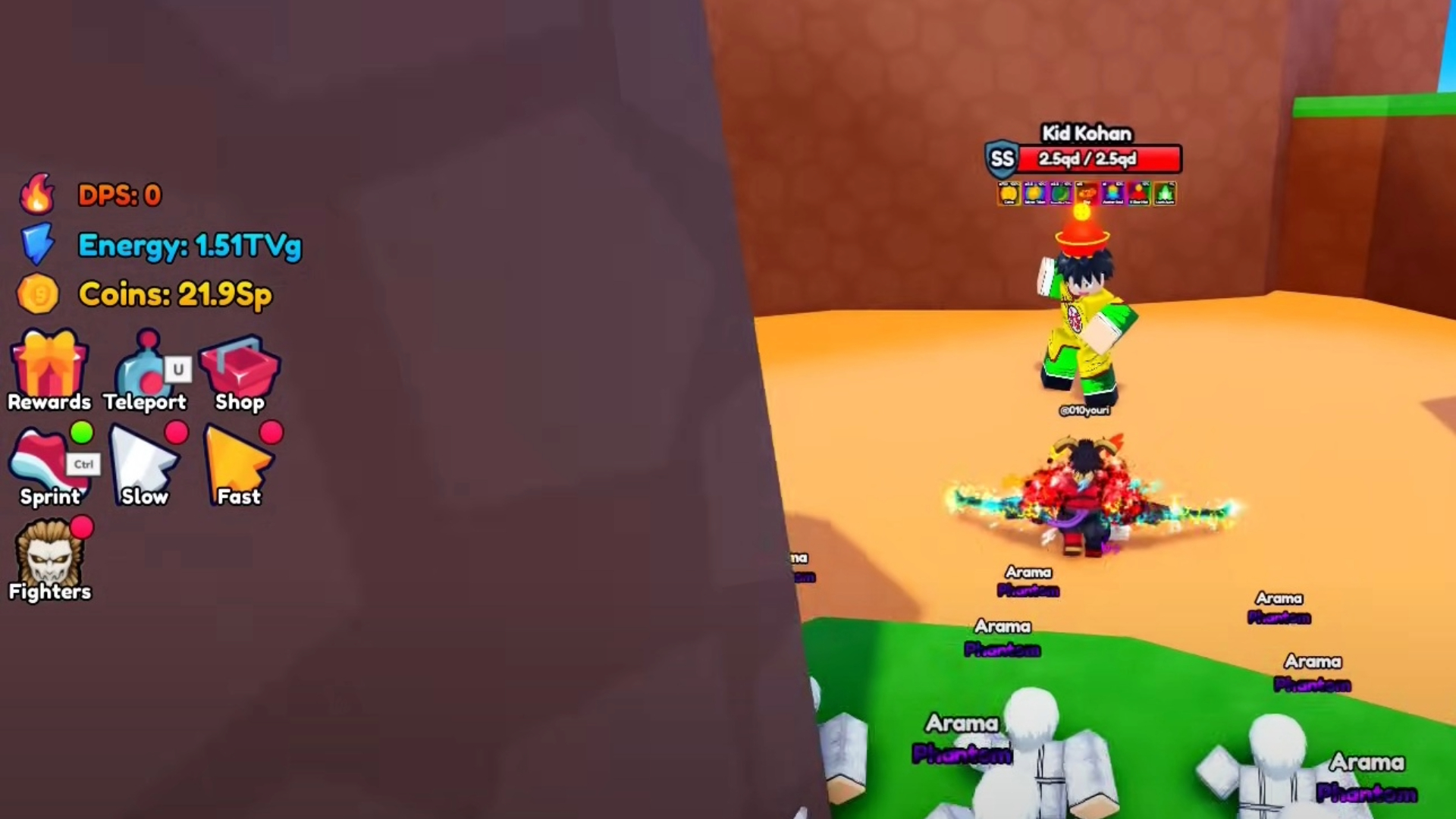 Kid Kohan is one of the SS bosses in the game