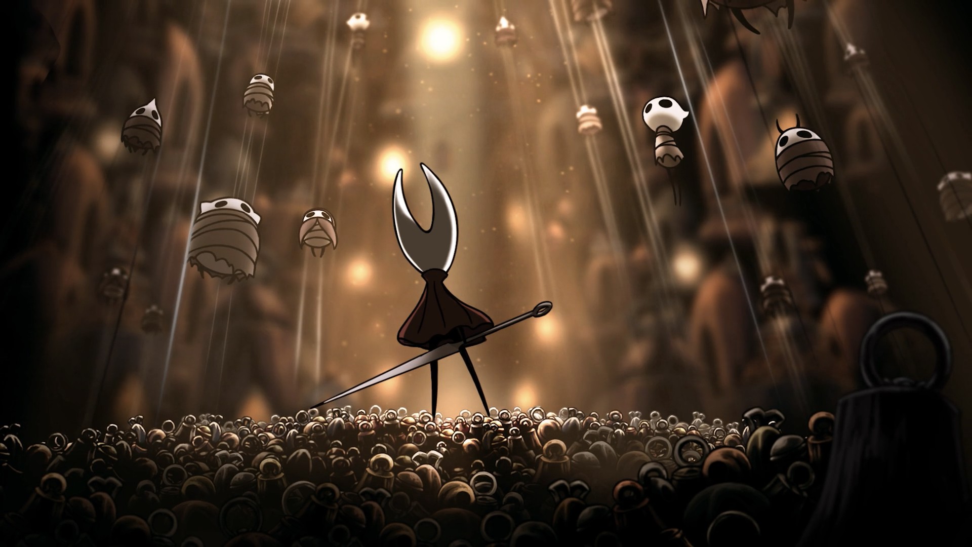 Lift the curse from Bellhart in Hollow Knight: Silksong (Image via Team Cherry)