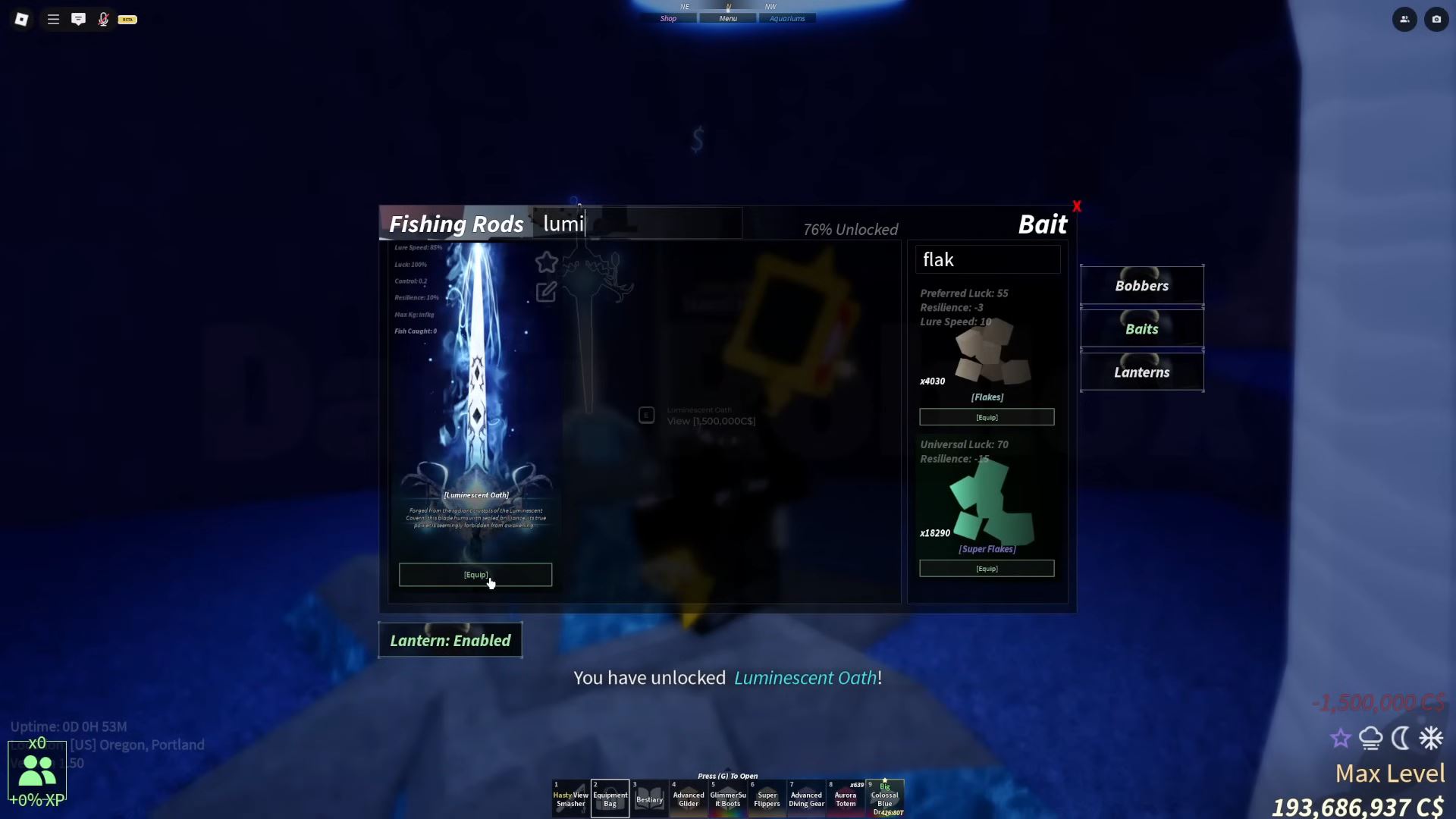 Luminescent Oath Rod (Image via Roblox Corporation)