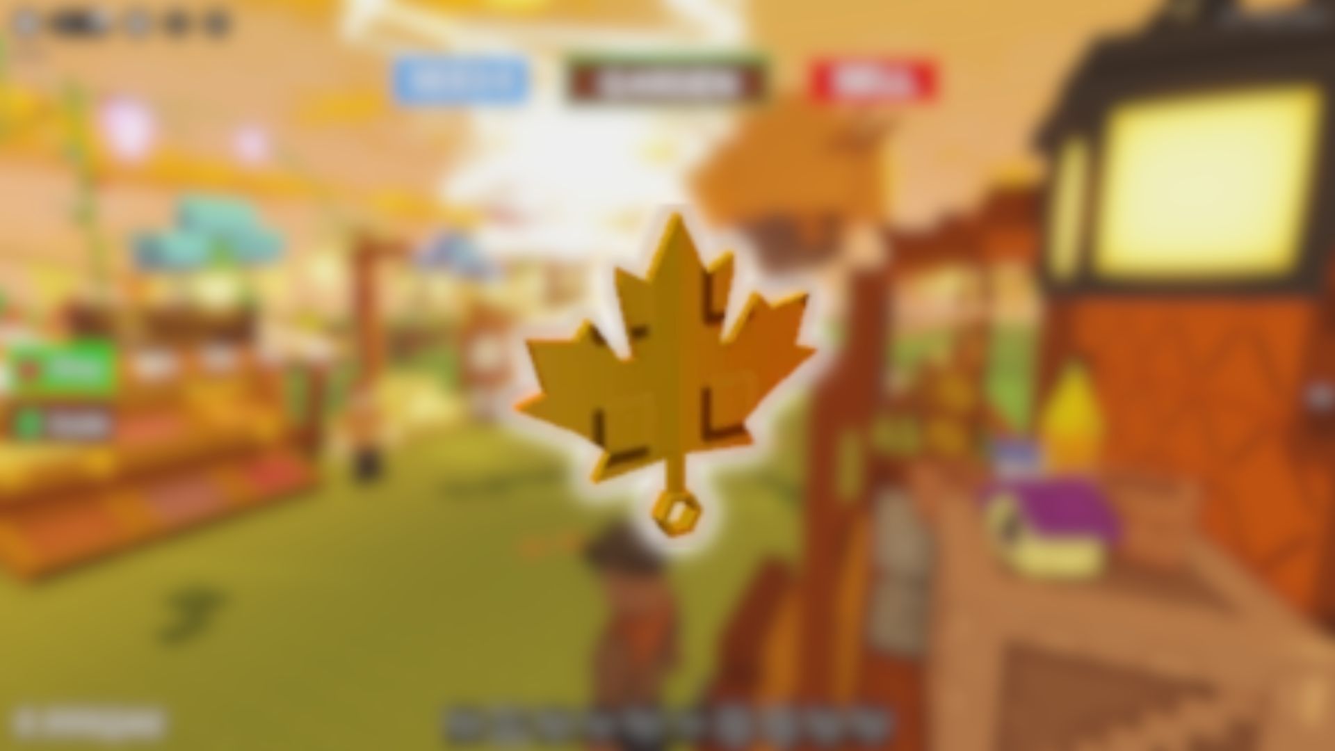 Maple Leaf Charm in Grow a Garden (Image via Roblox Corporation)