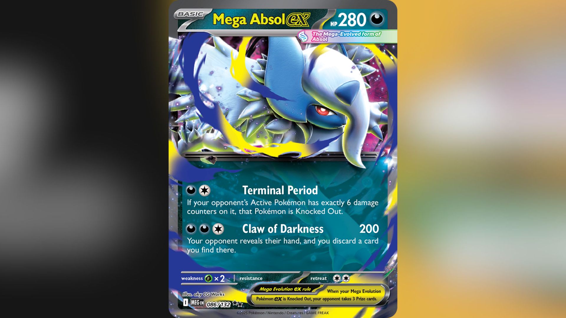 Mega Absol ex (Image via TPC)
