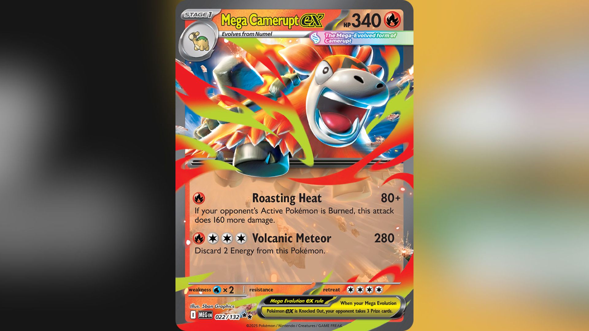 Mega Camerupt ex (Image via TPC)