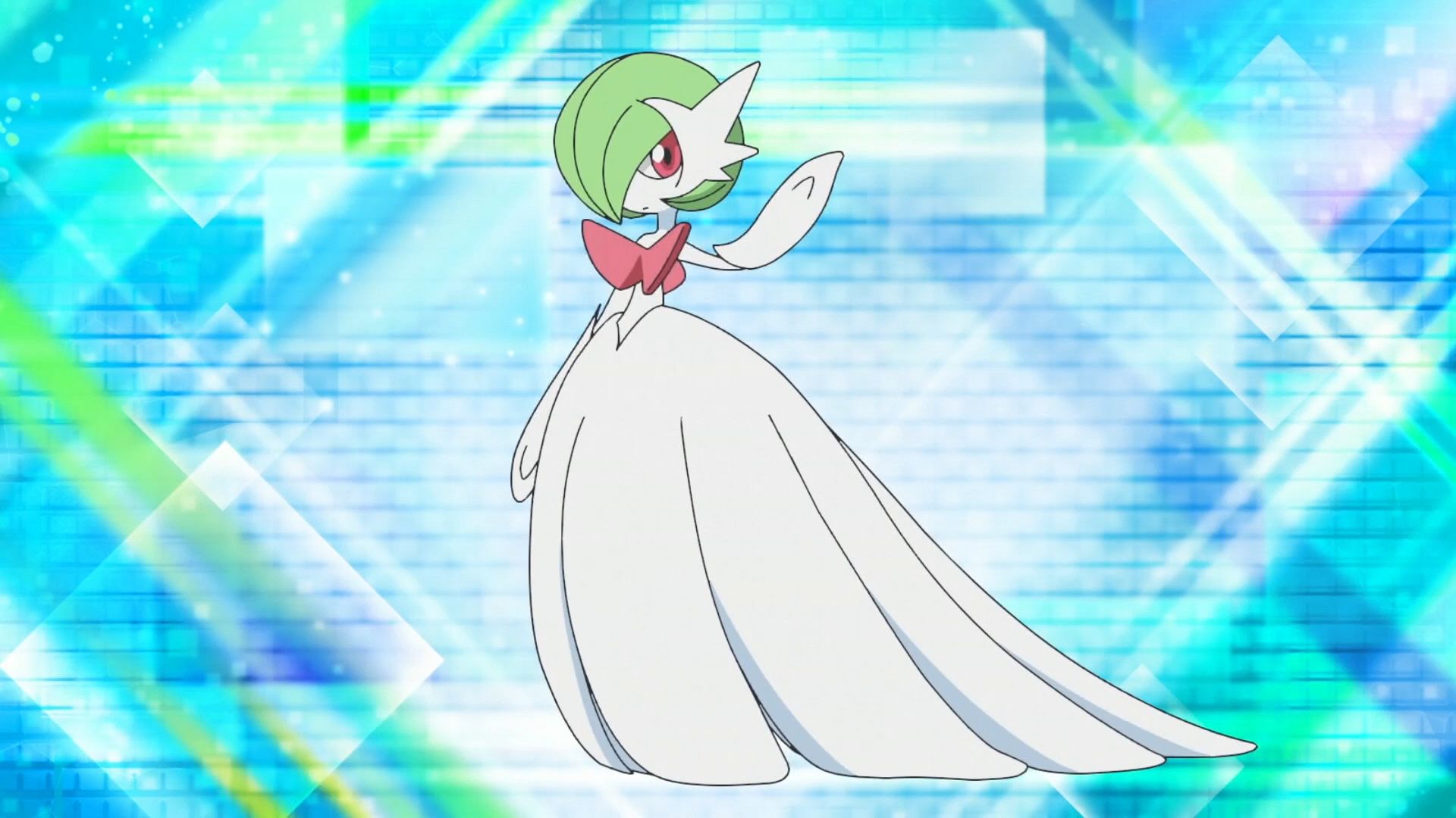 Mega Gardevoir in the anime (Image via TPC)