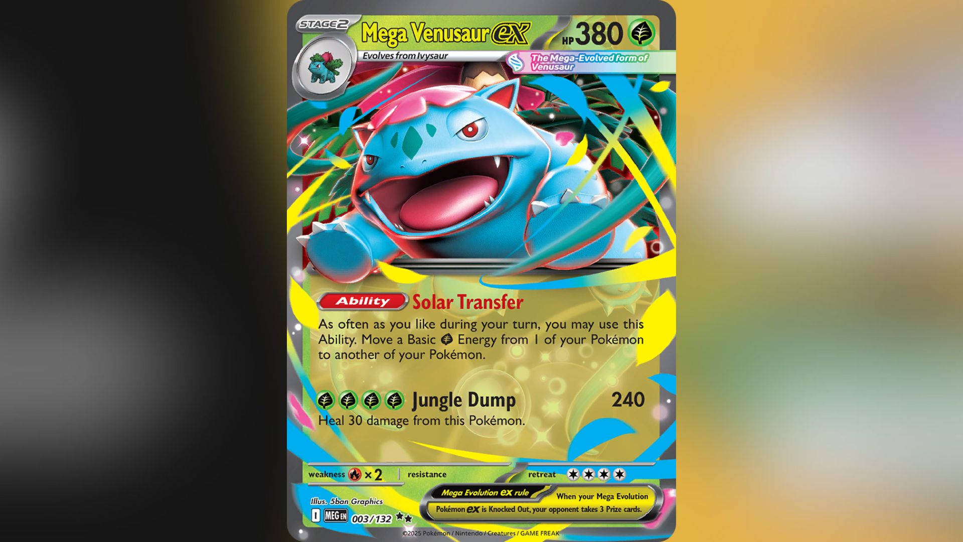 Mega Venusaur ex (Image via TPC)