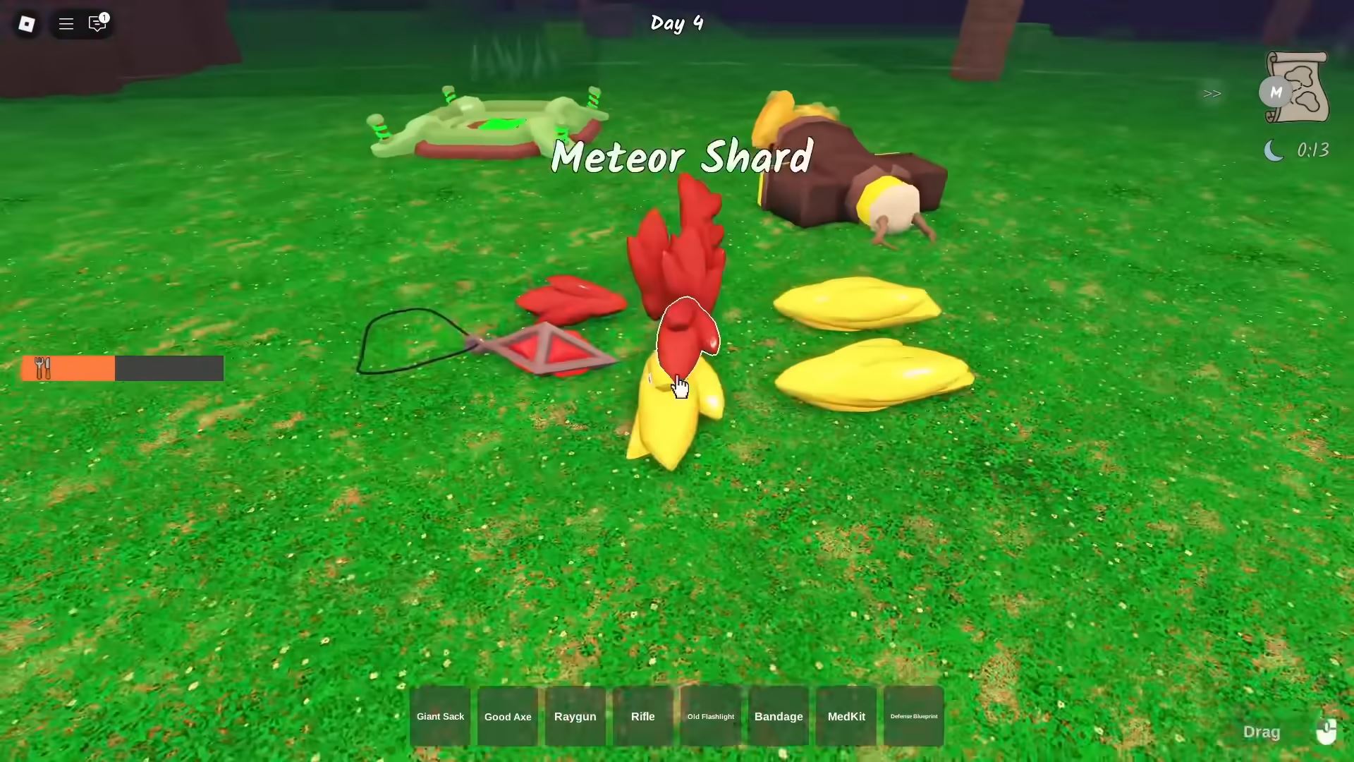 Meteor Shards in 99 Nights in the Forest (Image via Roblox Corporation)