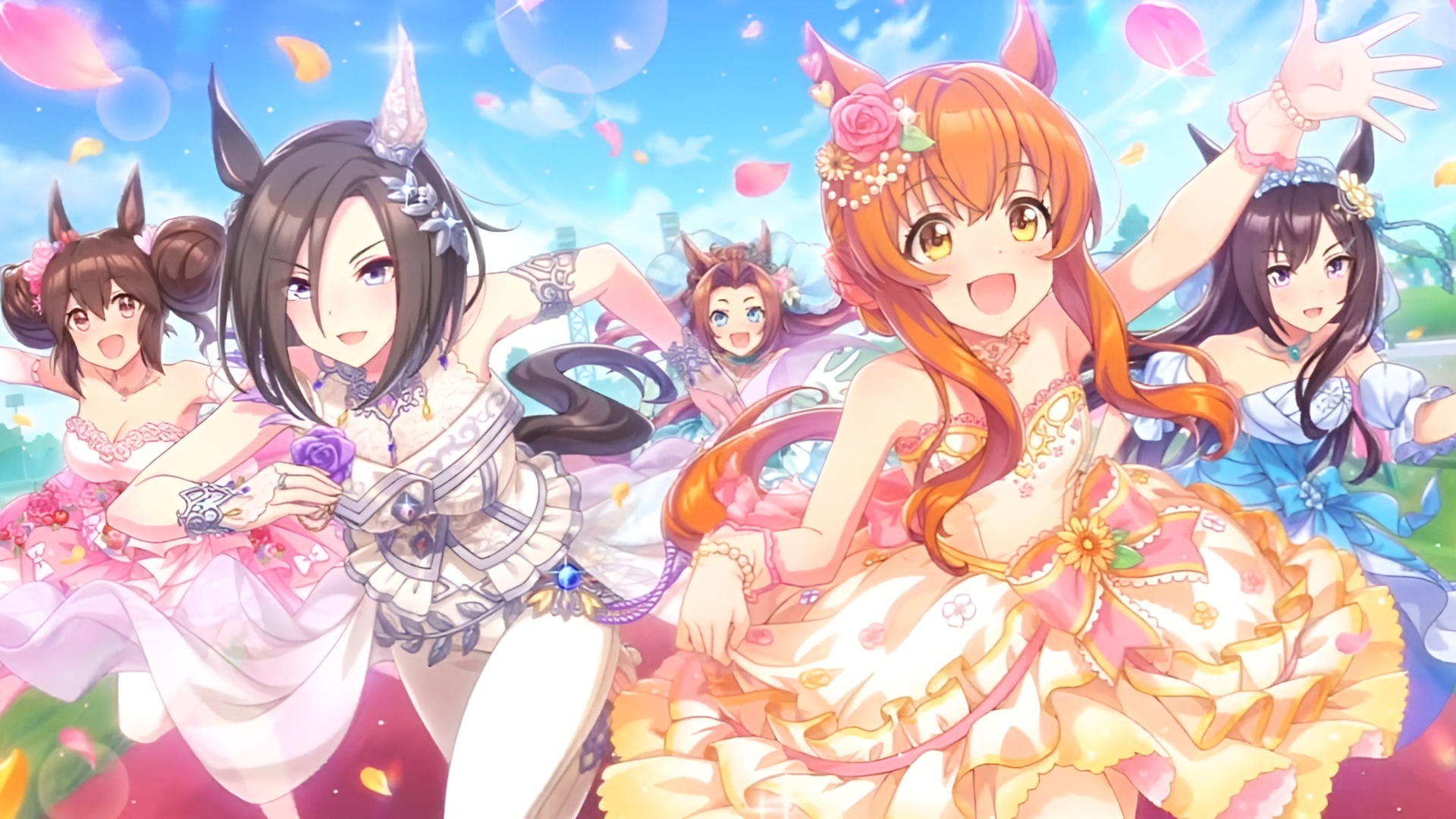 Mayano Top Gun in her wedding dress (Image via Cygames)