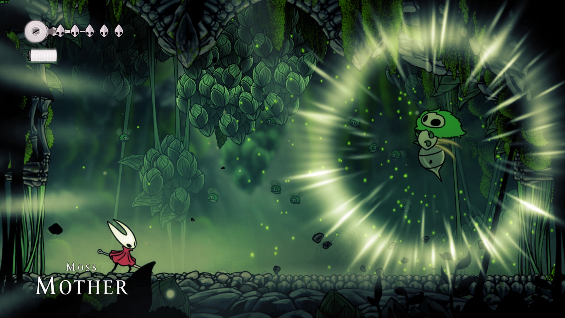 Learn how to defeat the Moss Mother in Hollow Knight Silksong (Image via Team Cherry | Deltia’s Gaming)