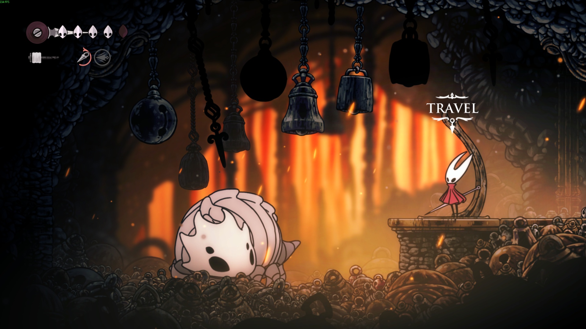 Defeat the Bell Beast (Image via Team Cherry | Deltia’s Gaming)